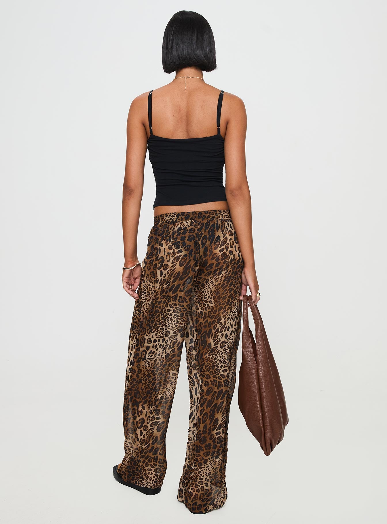 Fyre Wide Leg Pant Leopard Petite、mySite、solidvoid