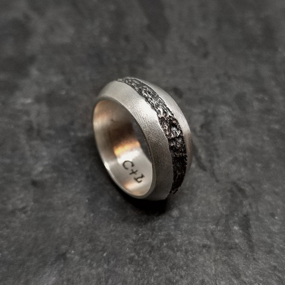  Division Ring in Oxidized Silver、mySite、merchandisen