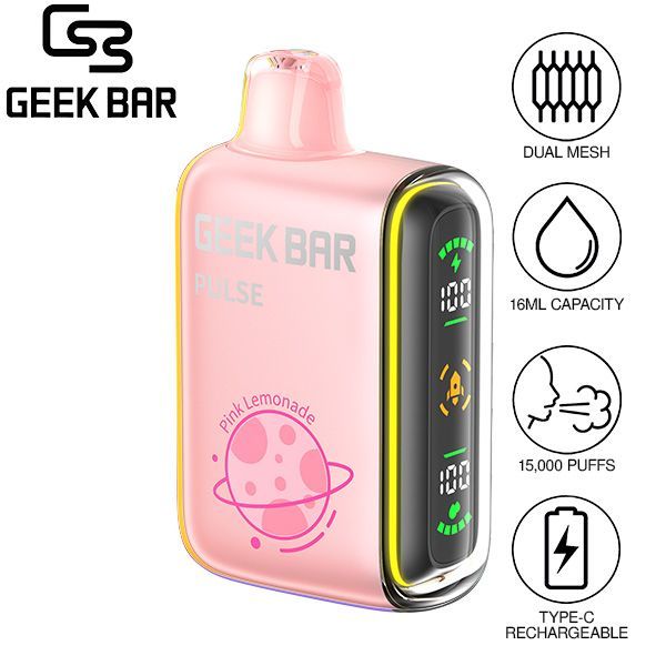 Geek Bar Pulse 15,000 Puffs Recharge Vape 16mL、mySite、zt4zffjzw