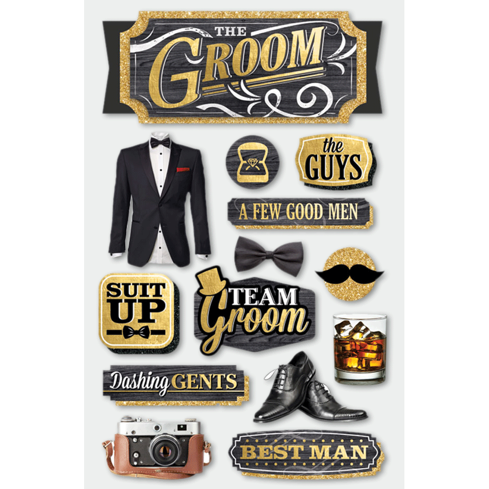  Groom 3-D Stickers、mySite、ghnorth