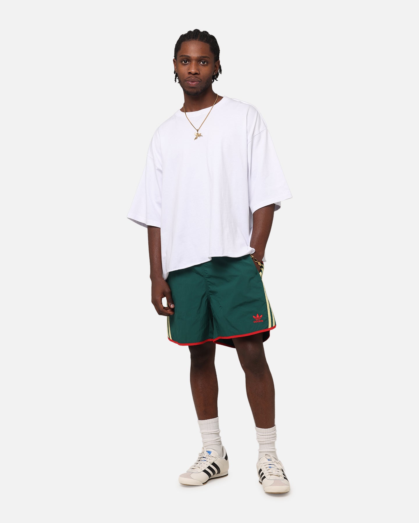 Adidas Adicolor Classics Sprinter Shorts Green/Yellow、mySite、zt4zffjzw