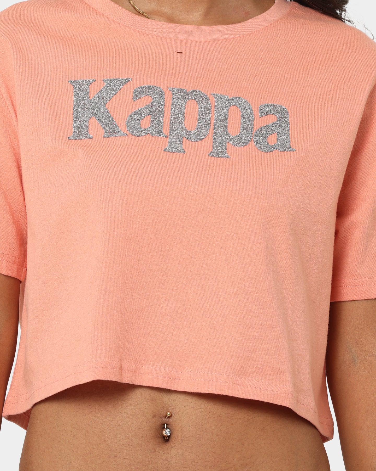 Kappa Women's Authentic Elegraphy T-Shirt Pink Coral、mySite、zt4zffjzw