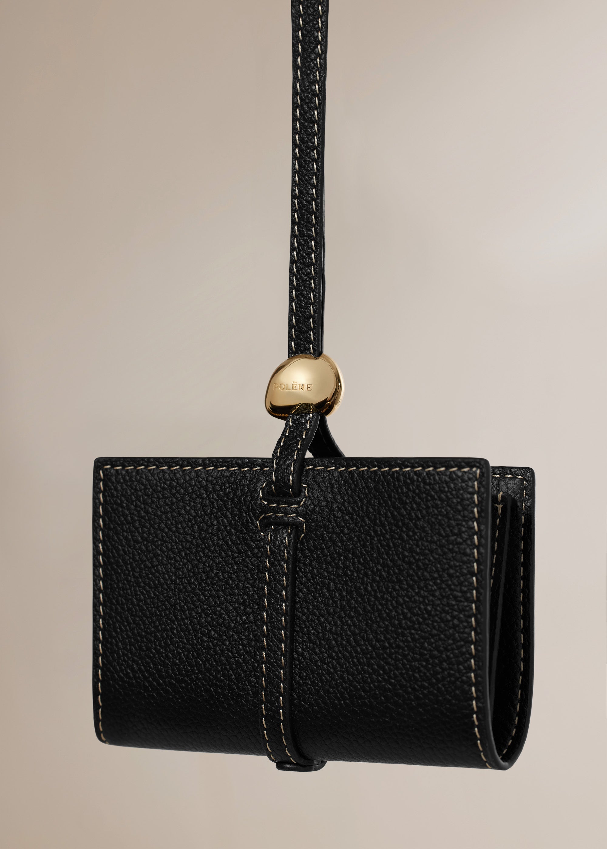 Porte Cartes Kay茅 - Noir Grain茅、mySite、camillekostekn