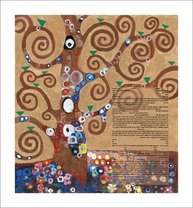  Homage to Klimt: Tree of Life Ketubah by Stephanie Adler、mySite、elrpsem3k