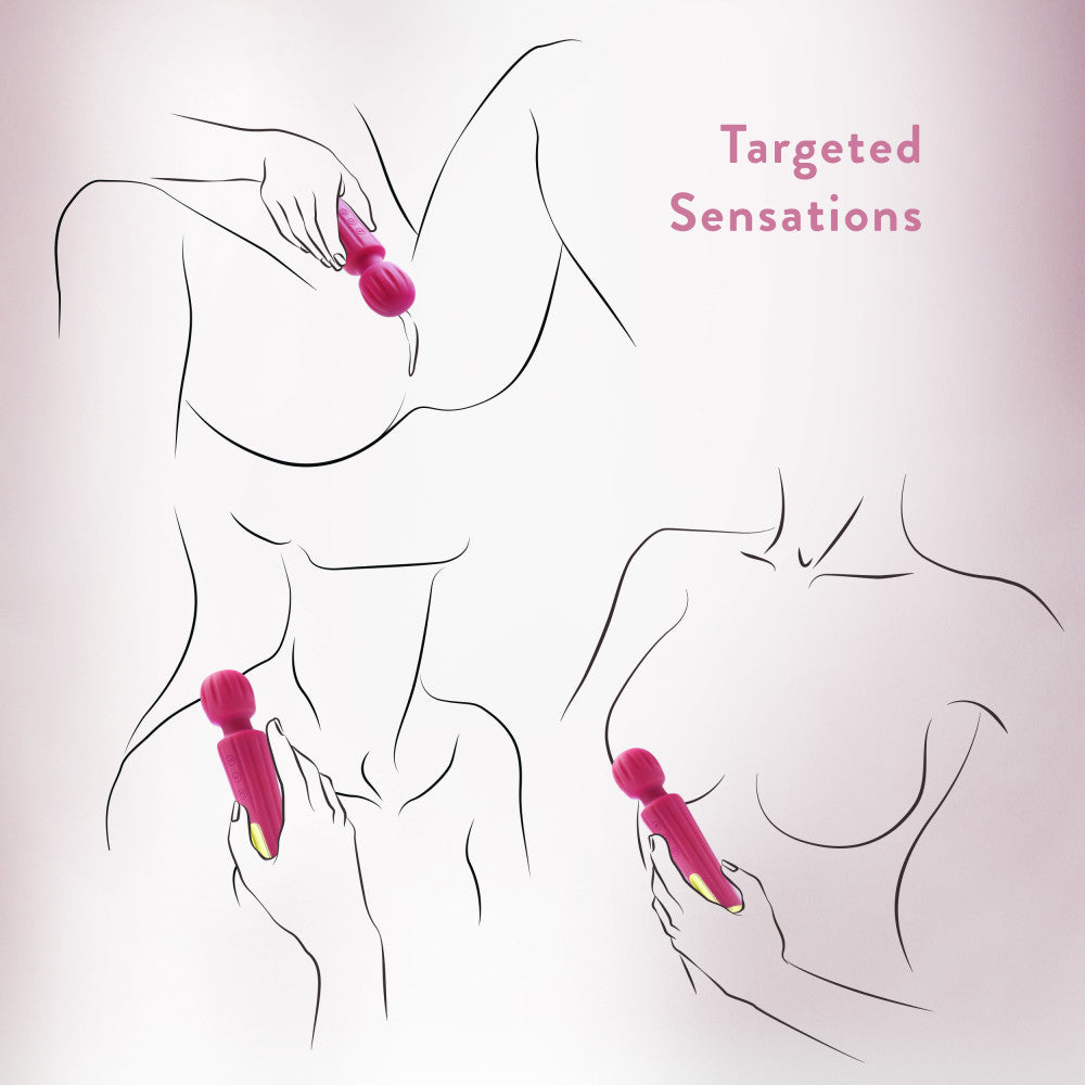 Blush Allana Velvet 20 Function Vibrating Massage Wand With RumboTech™、mySite、bottomscart