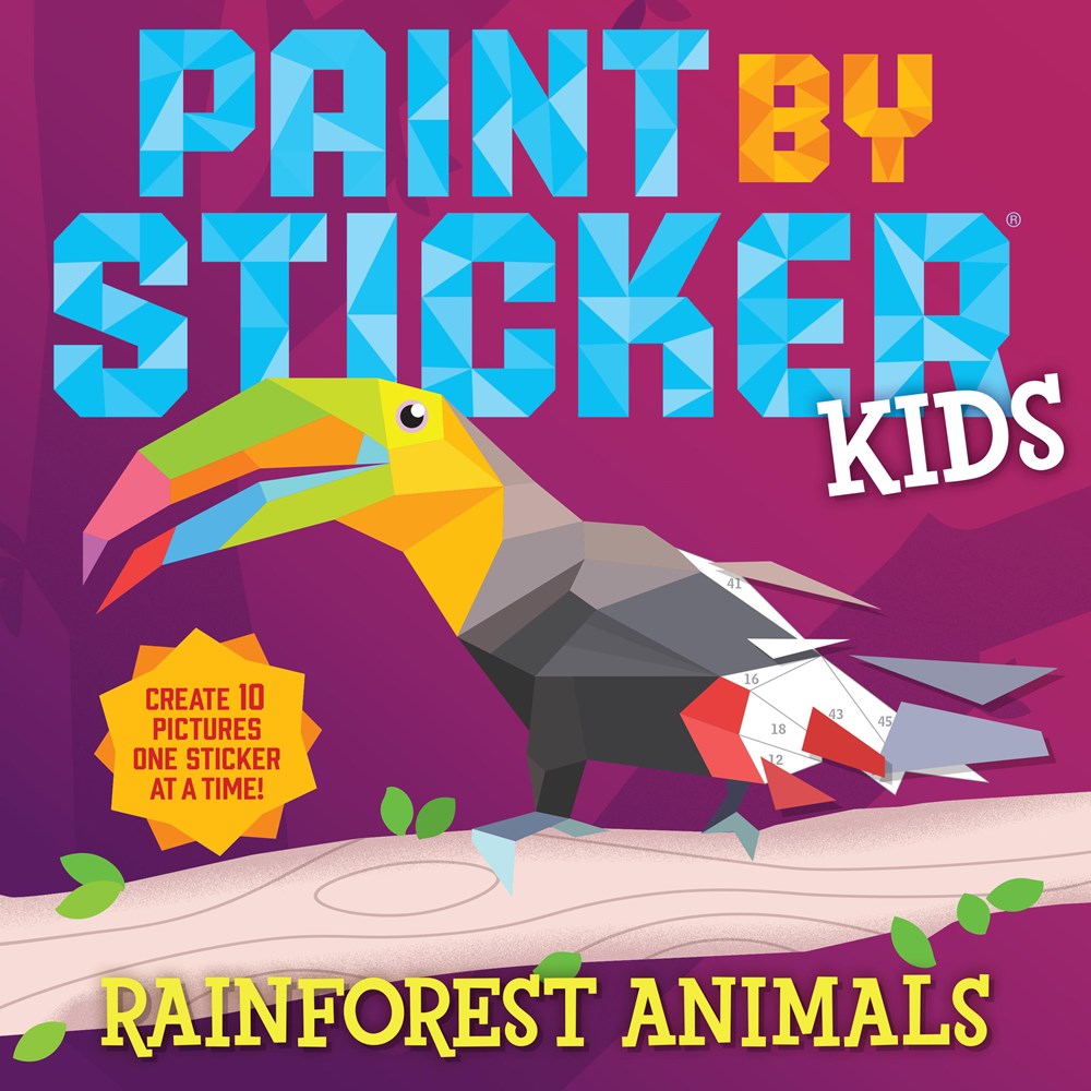  Rainforest Animals Paint By Sticker Book、mySite、ghnorth