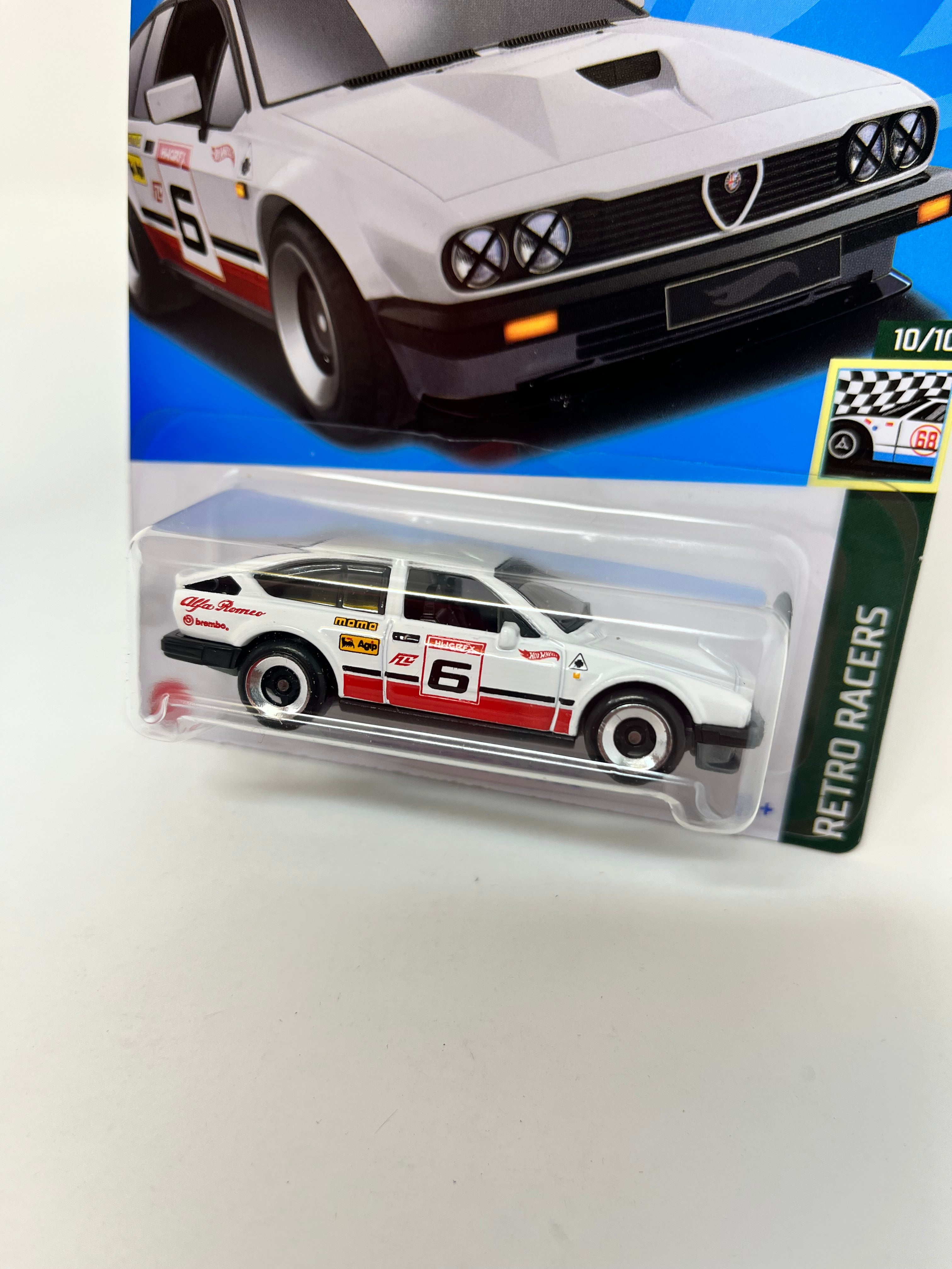 Alfa Romeo GTV6 3.0 #185 * White * 2024 Hot Wheels Basic Case A、mySite、hgirdovlk