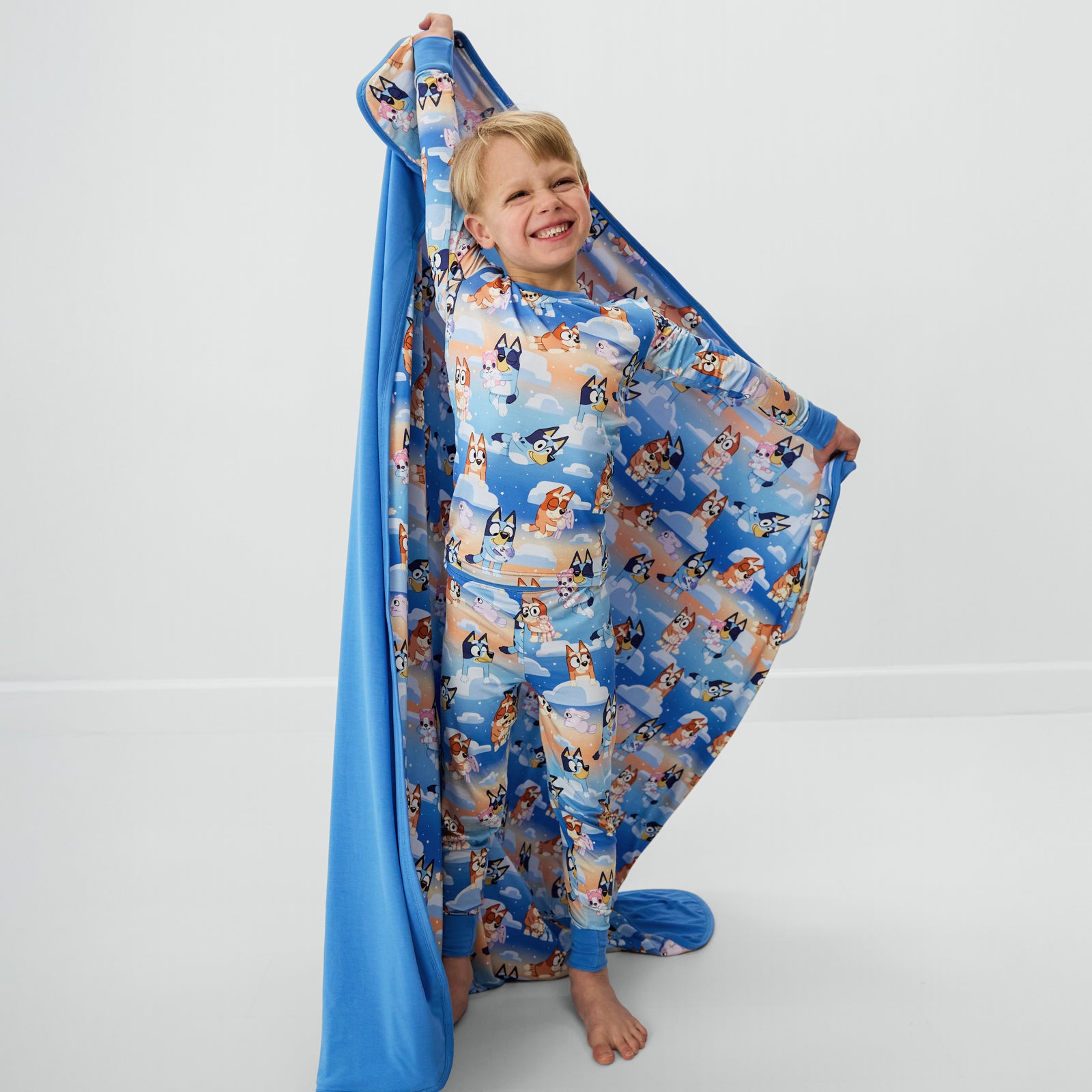  Bluey Blue Sleepytime Large Cloud Blanket®、mySite、layawaytickets