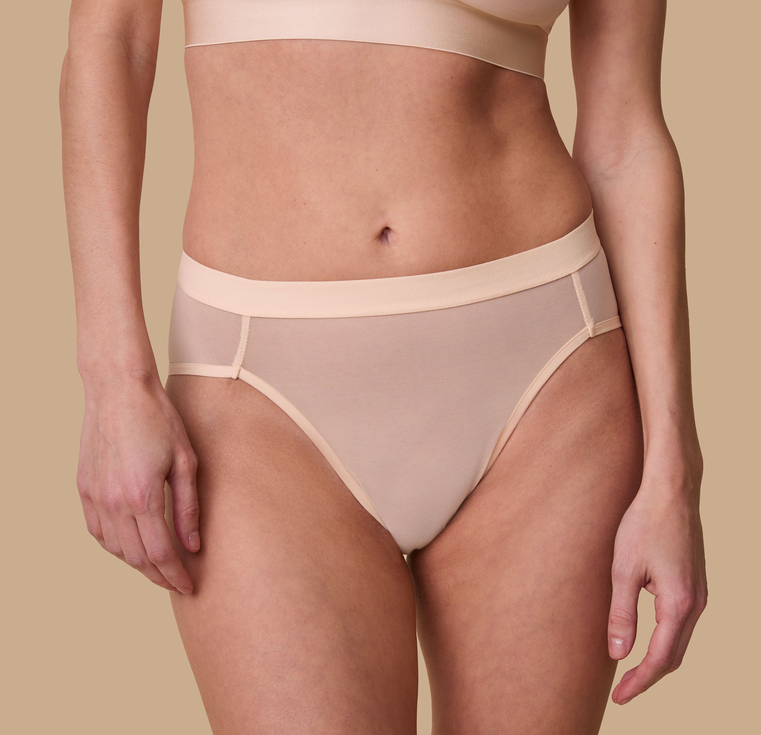 ComfortMesh™ Highwaist Brief - Pearl、mySite、bengalsvssteelers