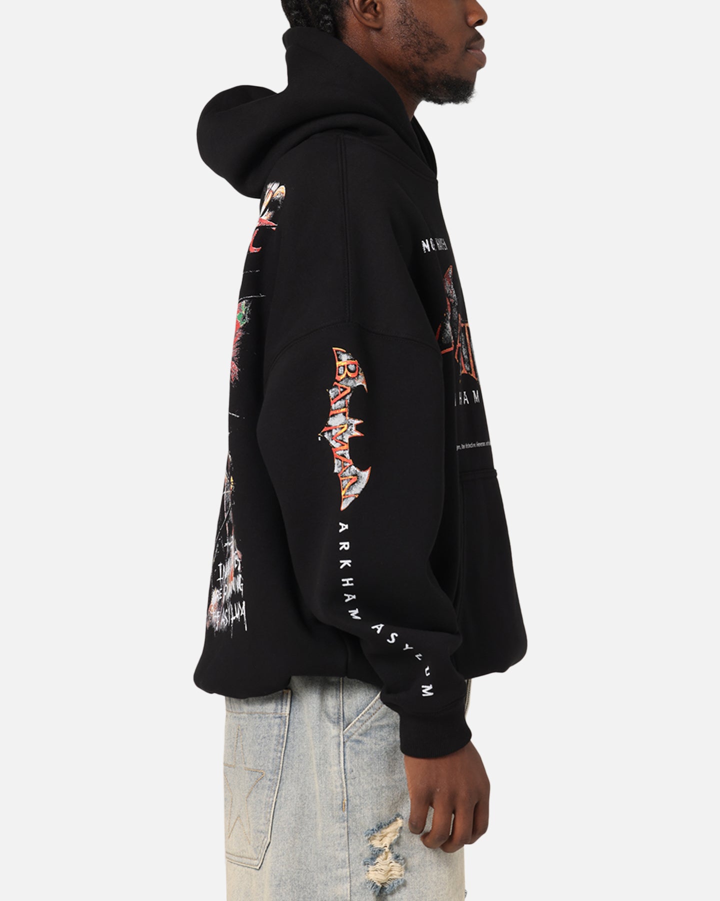 73 Studio X DC Batman Arkham Asylum Premium Hoodie Black、mySite、zt4zffjzw