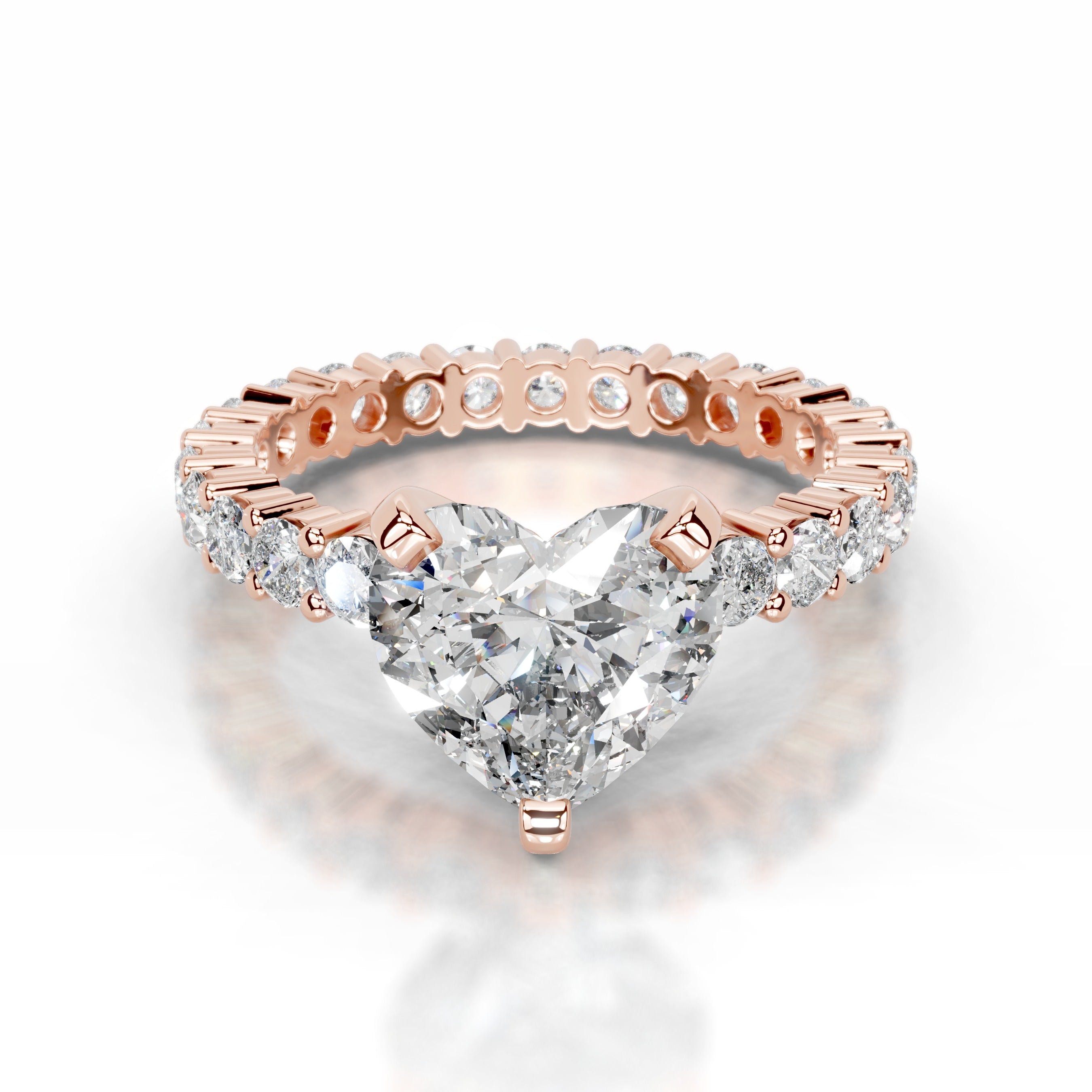Jenna Lab Grown Diamond Ring - 14K Rose Gold、mySite、hinf8tx79