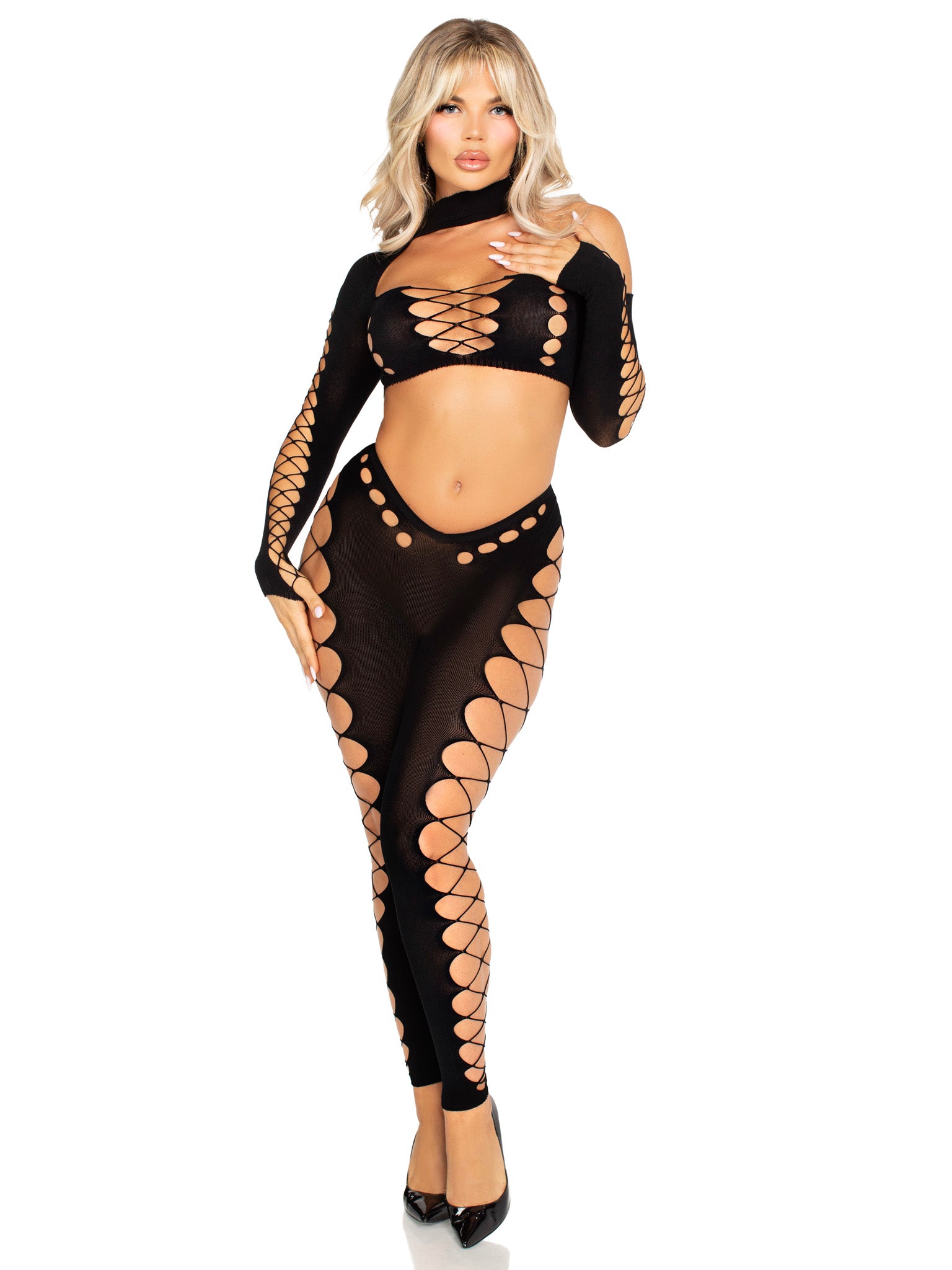 Notorious Crop Top and Footless Tights Set、mySite、bengalsvssteelers