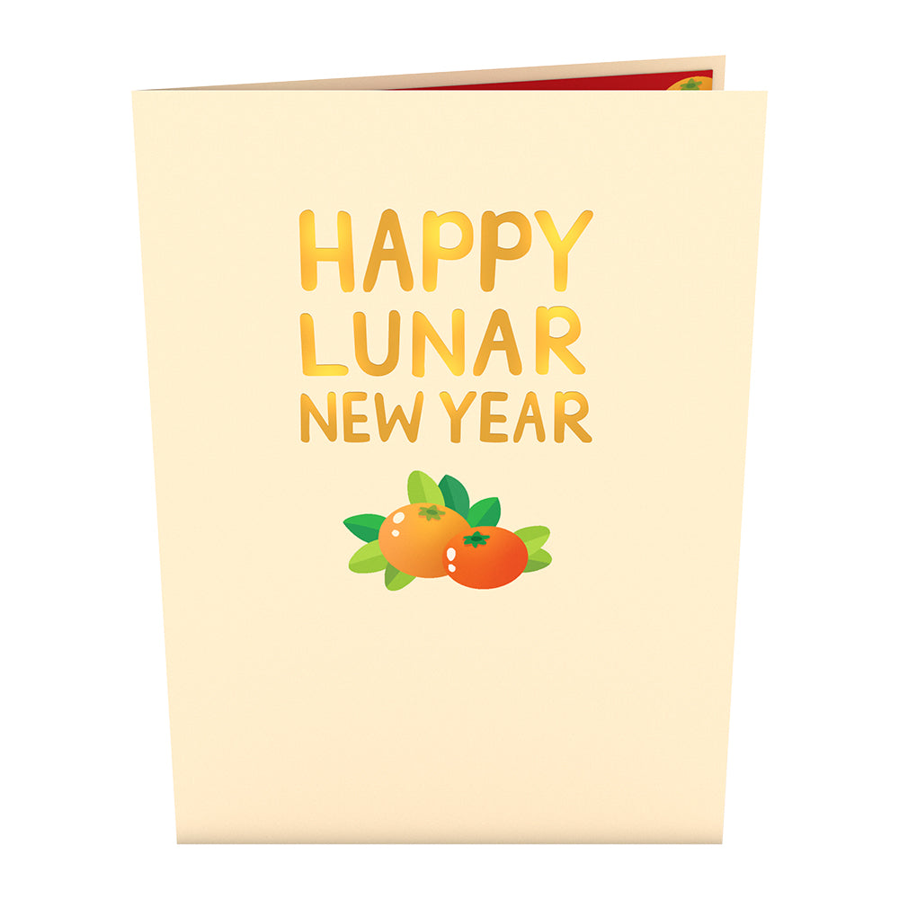 Lunar New Year Tangerine Tree Card with Mini Bouquet、mySite、solidvoid