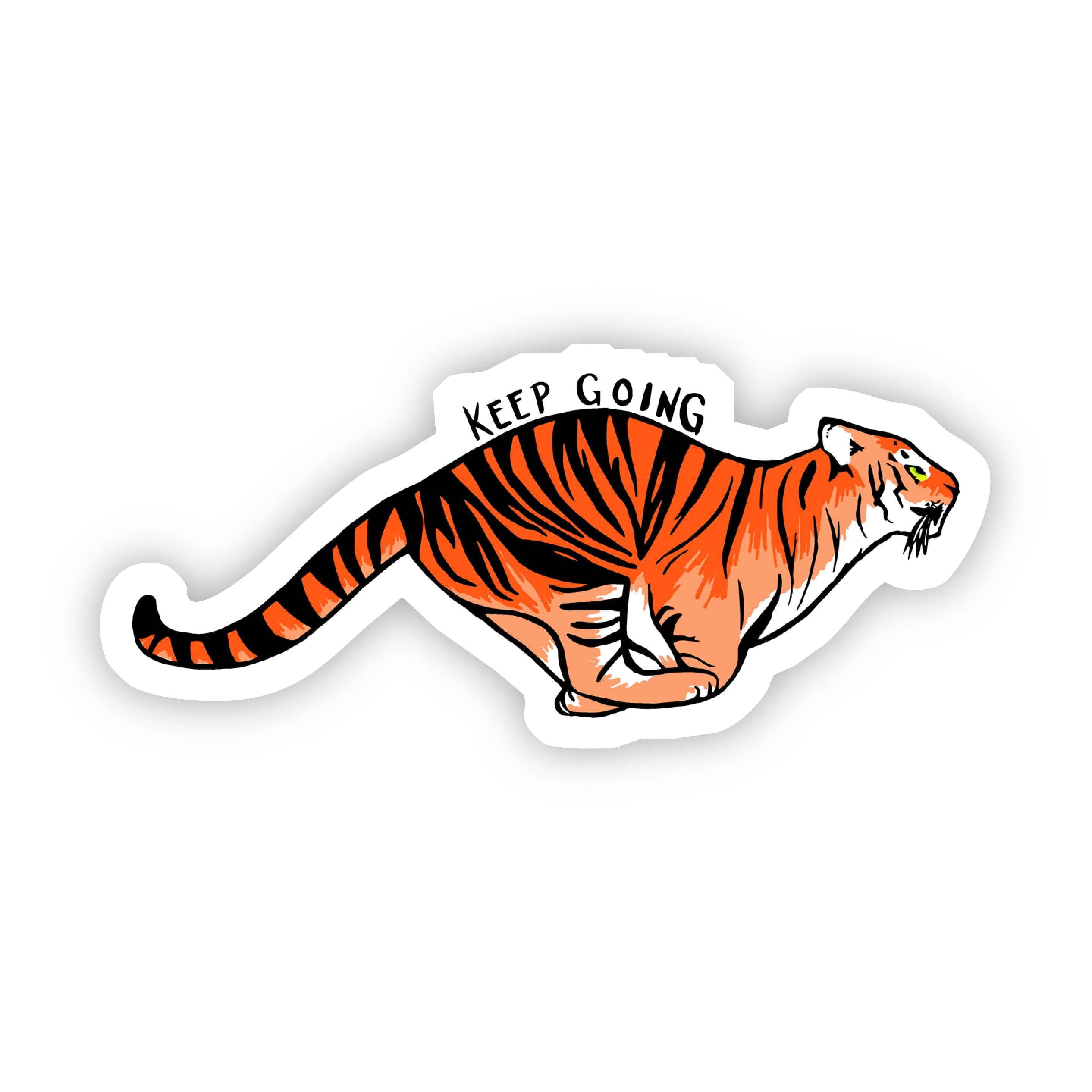  Keep Going Tiger Sticker、mySite、elrpsem3k