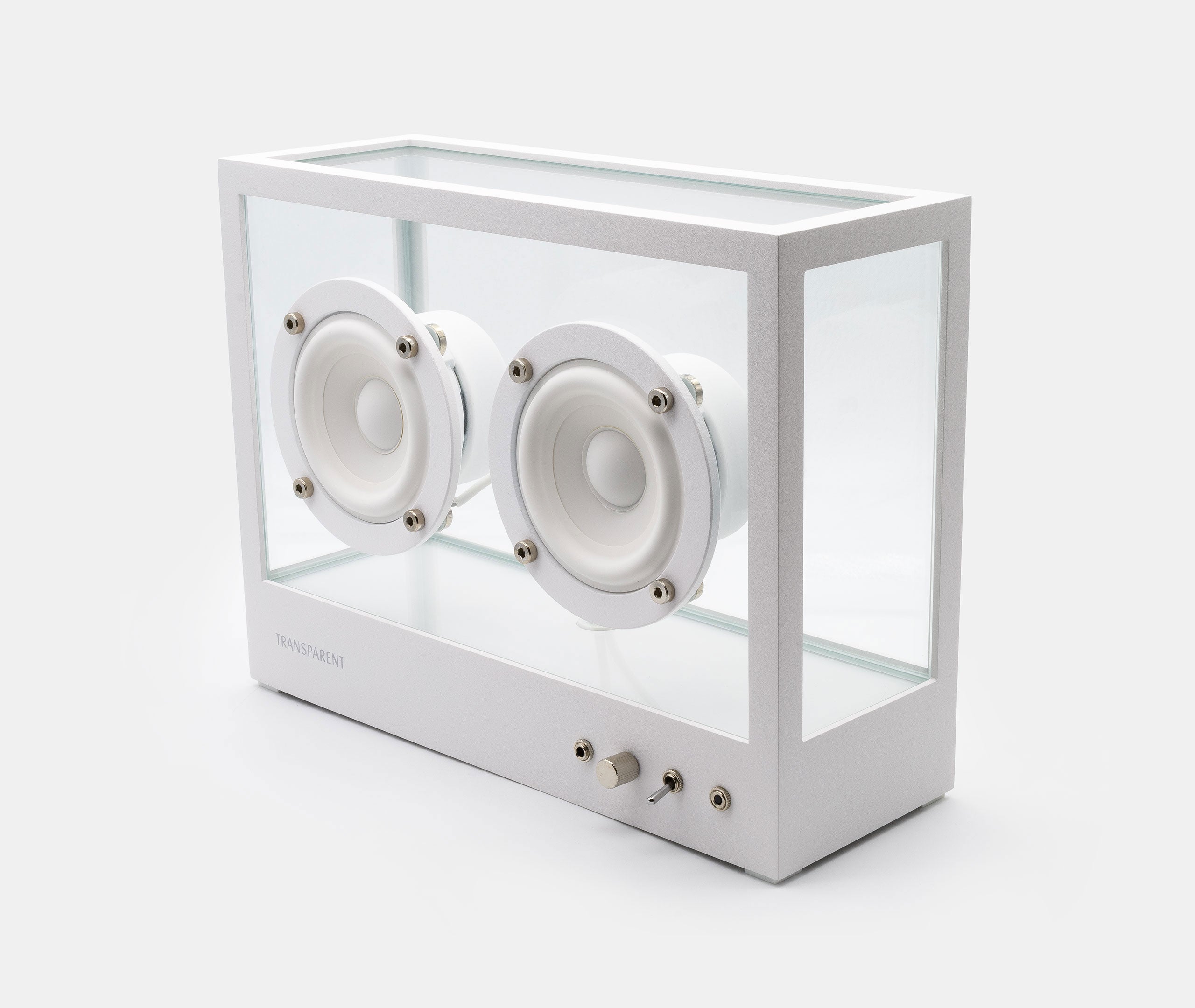Small Transparent Speaker - White、mySite、topwebapps
