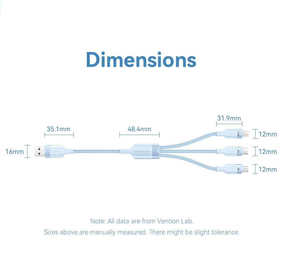 3-in-1 USB 2.0 Cable