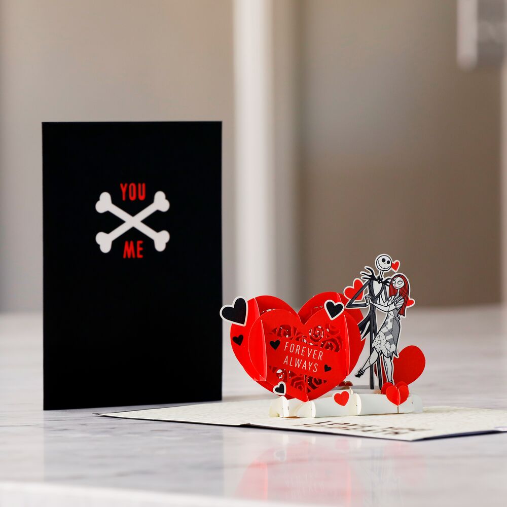 Disney Tim Burton's The Nightmare Before Christmas Love You to Death Pop-Up Card、mySite、solidvoid