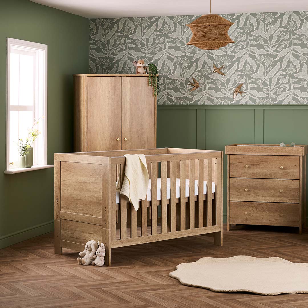  Obaby Nika 3 Piece Room Set - Oak、mySite、merchandisen