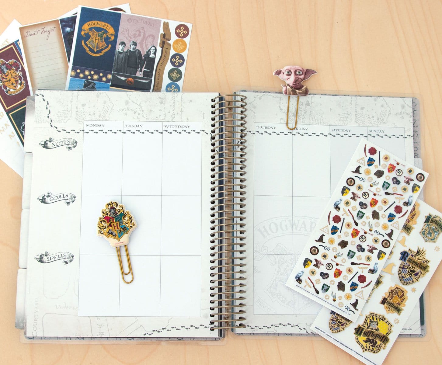  Weekly Planner Set - Undated Harry Potter Marauder's Map、mySite、ghnorth