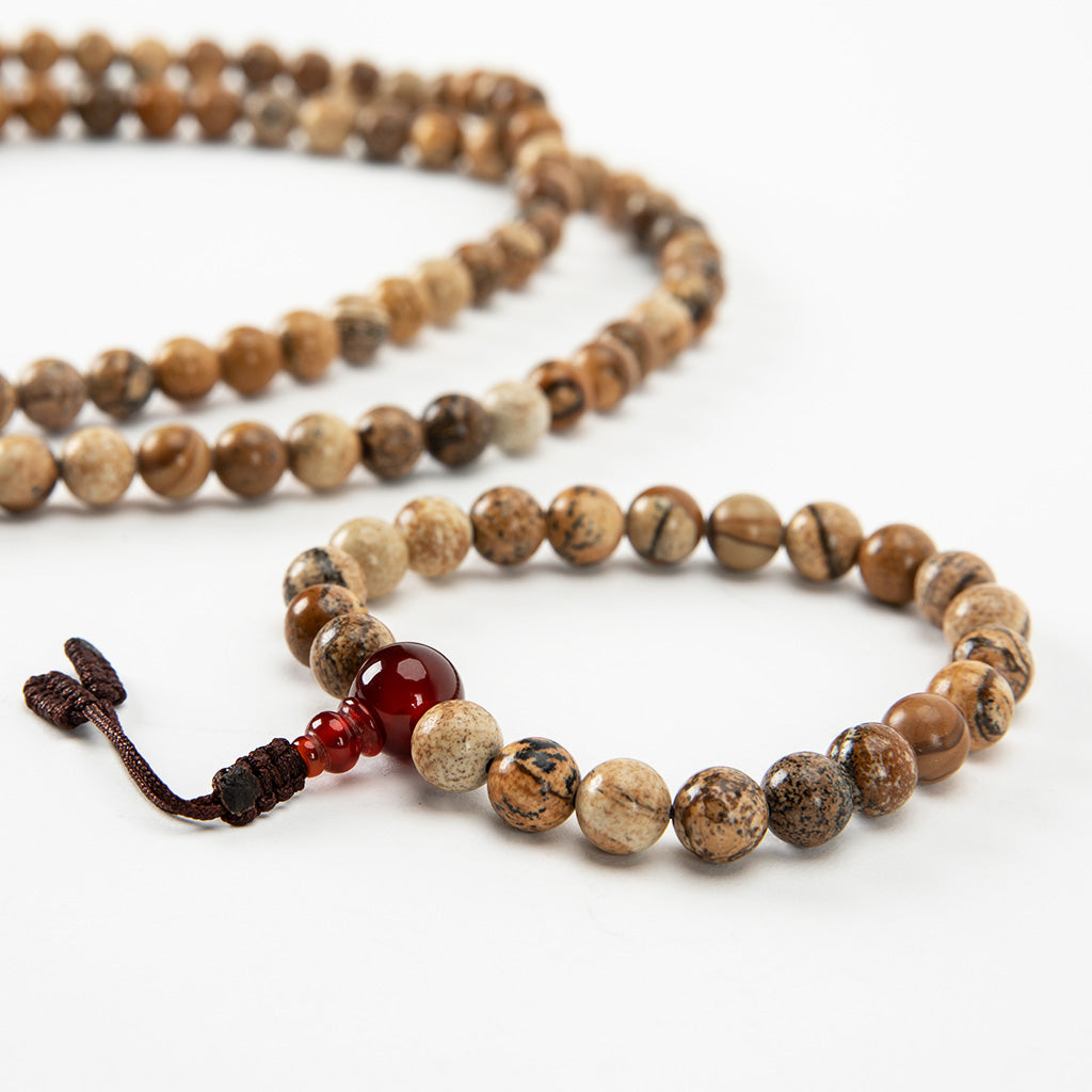 Carnelian & Jasper Mala Beads Set、mySite、topwebapps