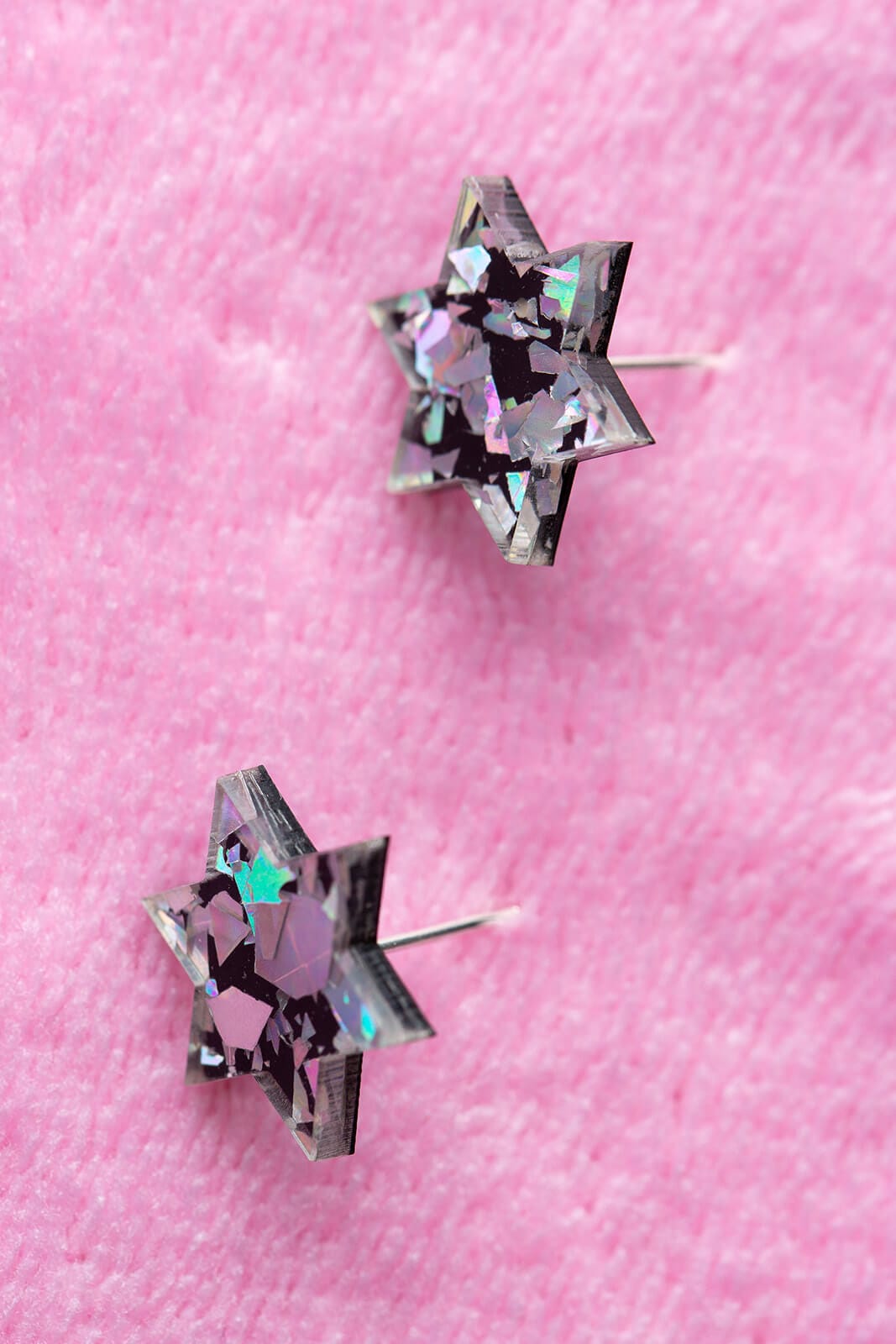Holo Starry Night Retro Magen Studs Earrings、mySite、topwebapps