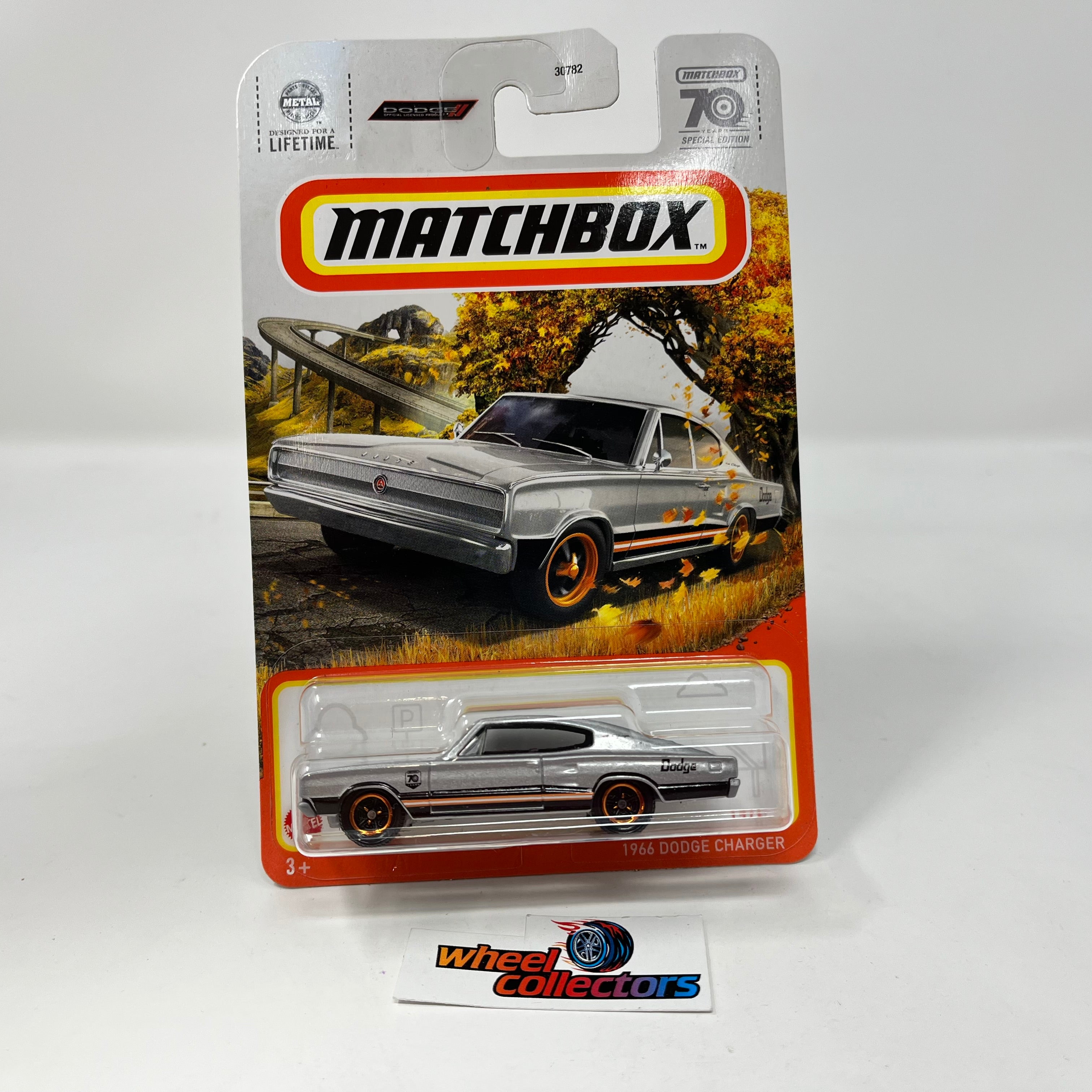 1966 Dodge Charger #12 * Silver * 2023 Matchbox 70th Year Case M Release、mySite、hgirdovlk