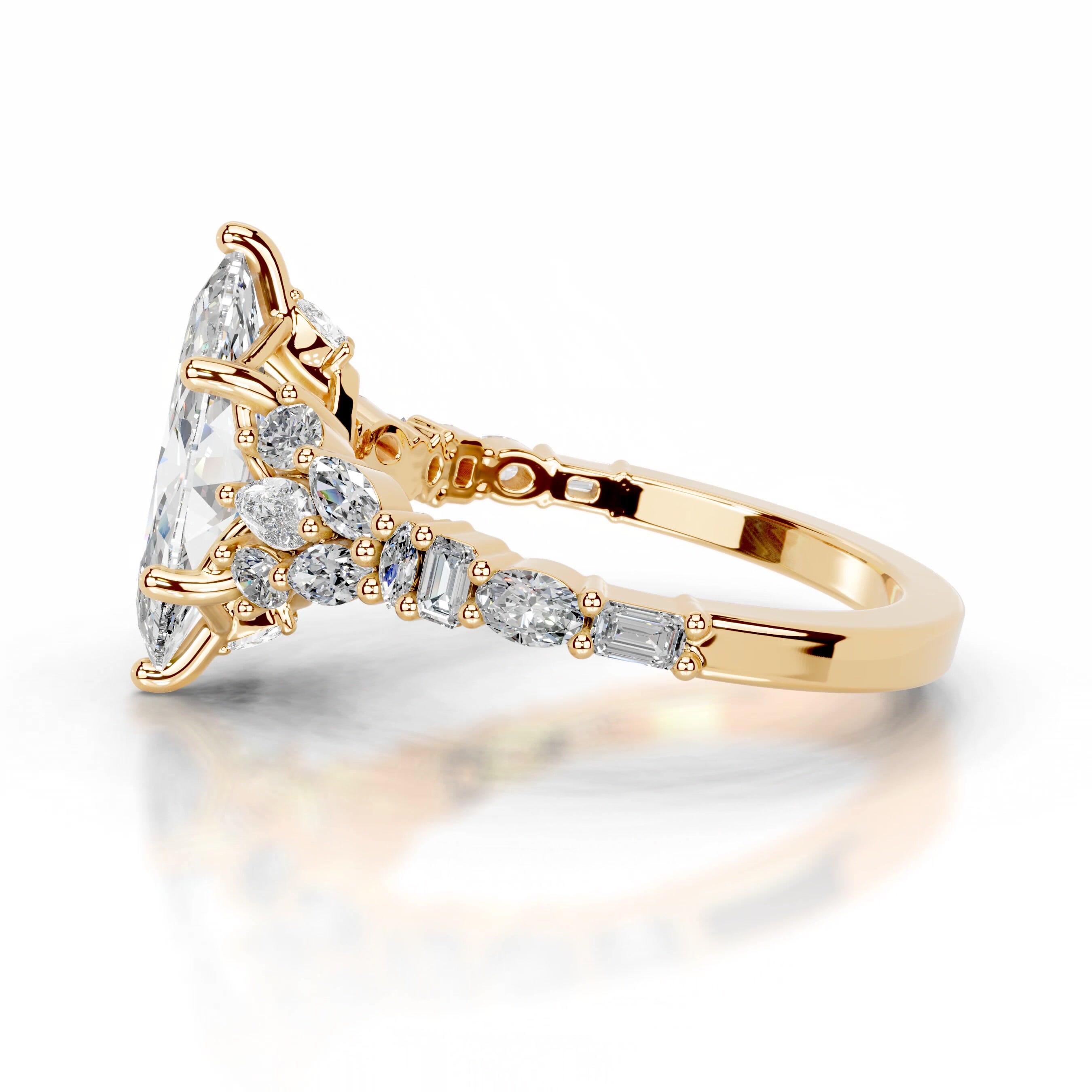 Tula Diamond Engagement Ring - 18K Yellow Gold、mySite、hinf8tx79