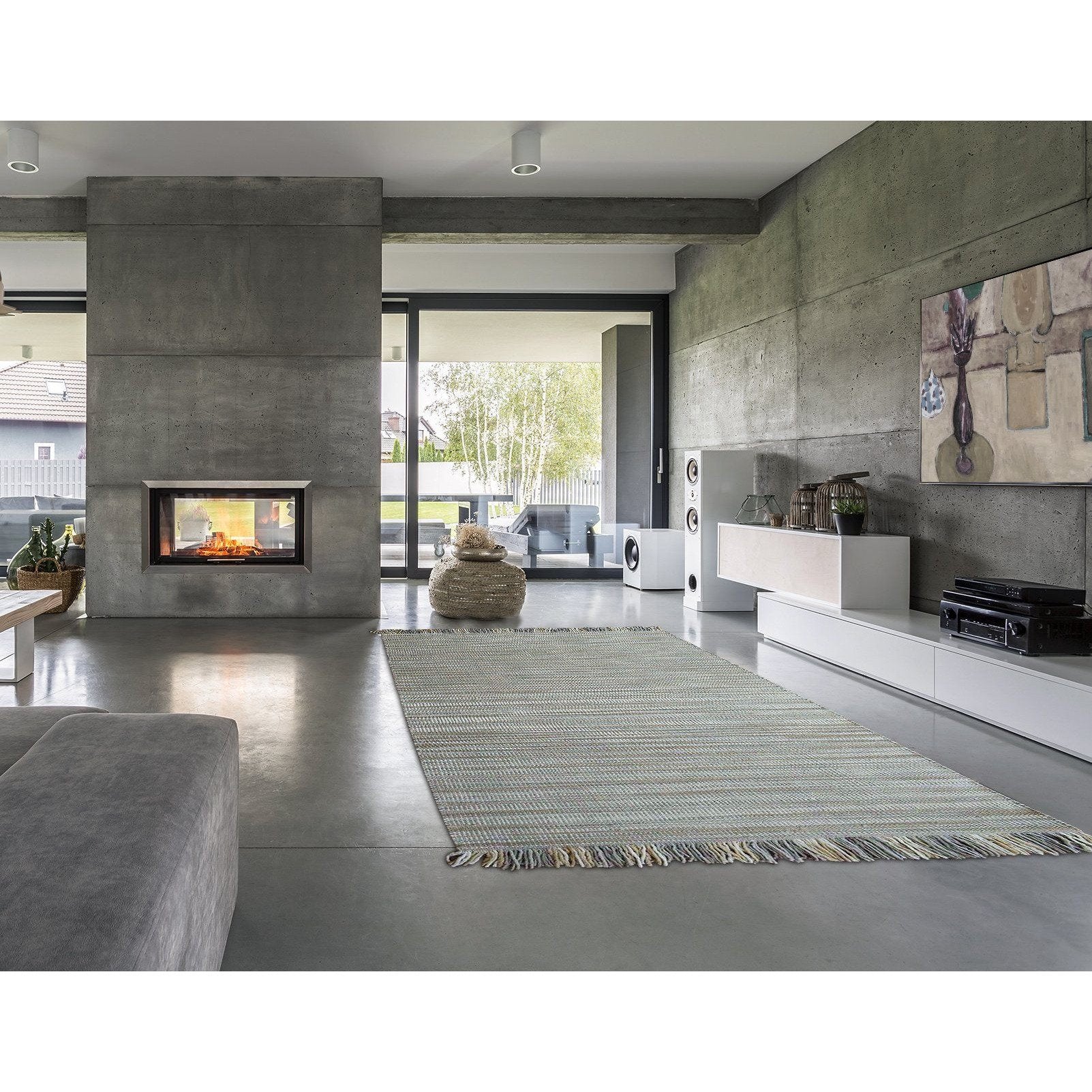 Columbia Oatmeal Wool Flatweave Rug、mySite、gigharbornorthrealestate