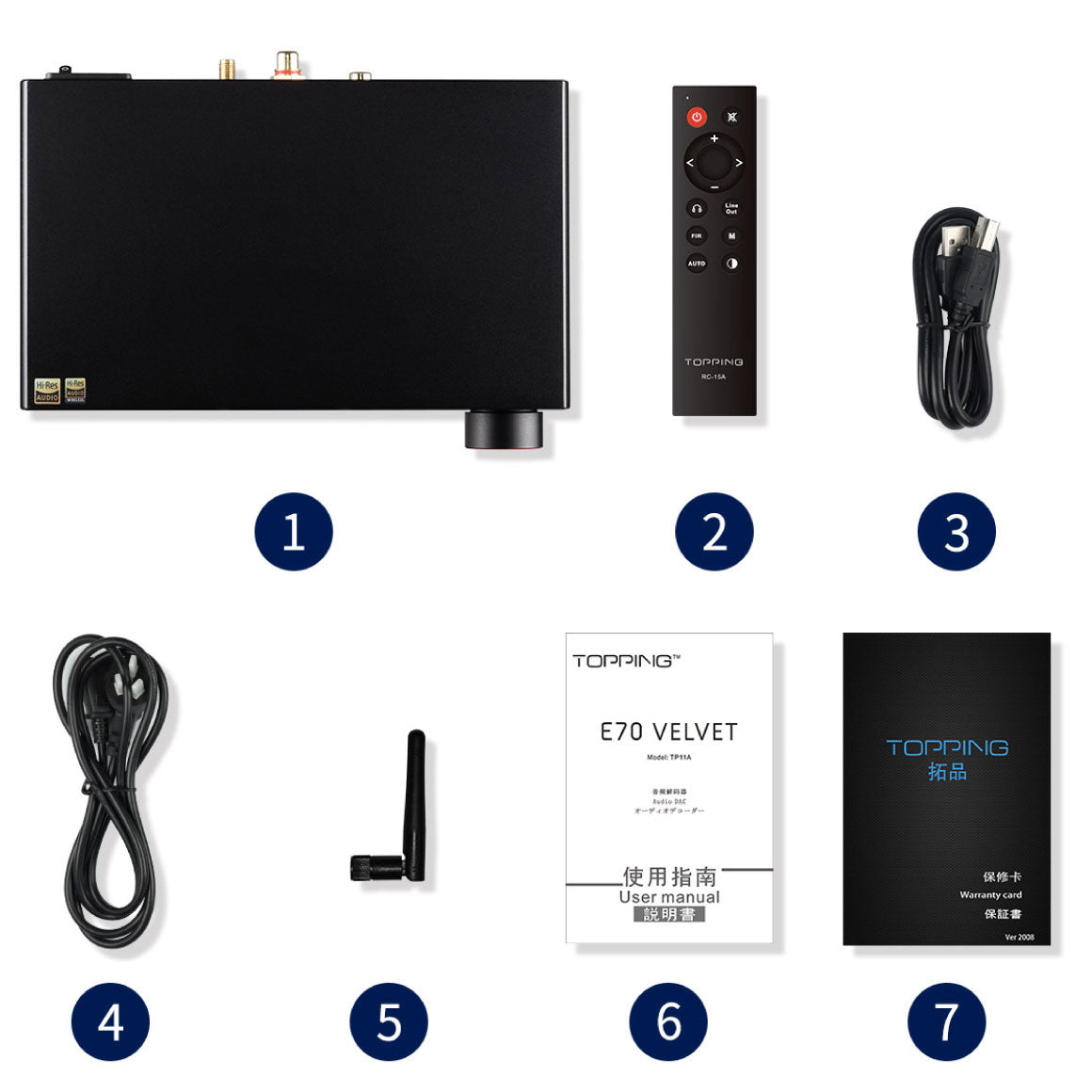  Topping - E70 VELVET、mySite、merchandisen