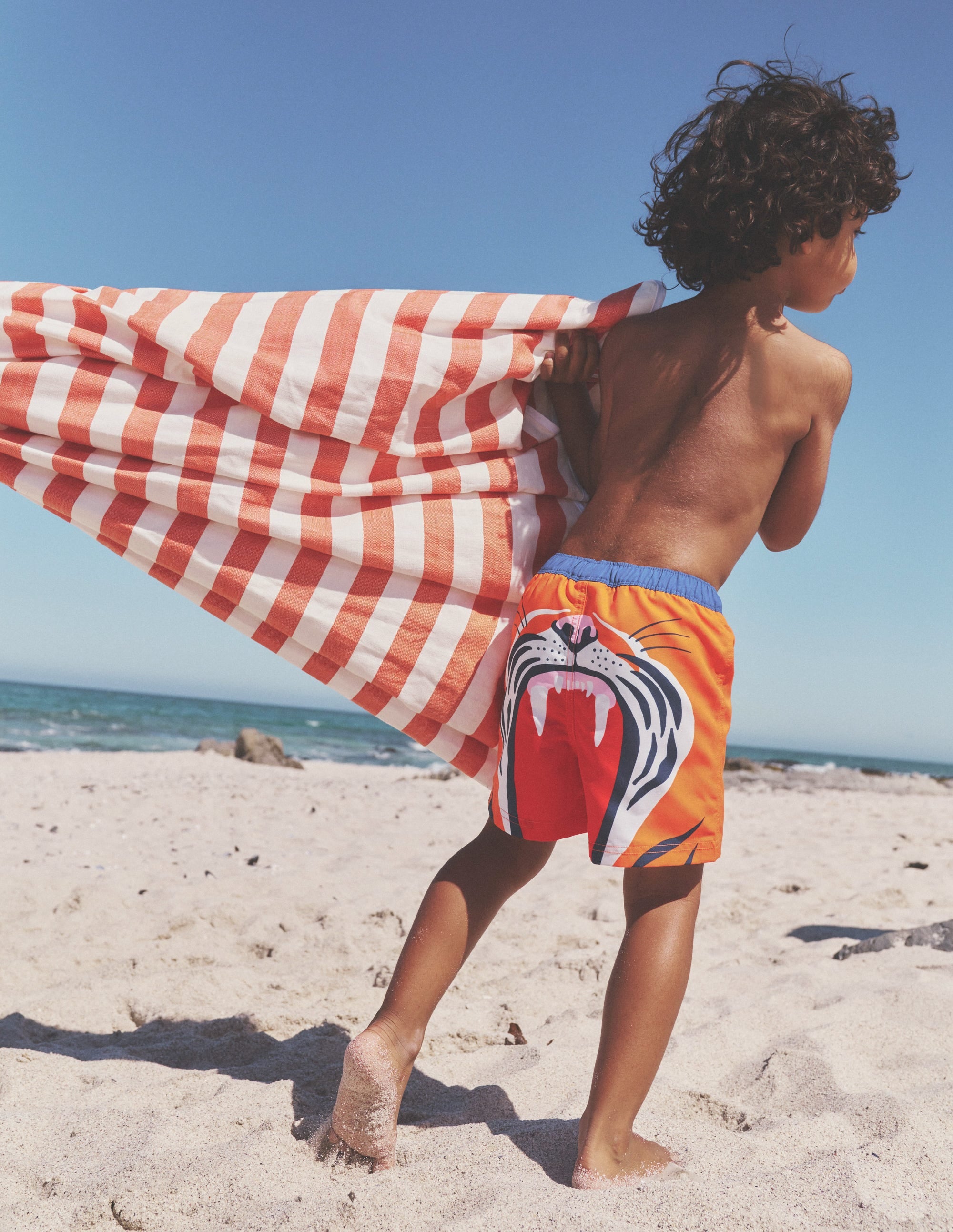  Swim Shorts-Mandarin Tiger、mySite、ashleygrahame