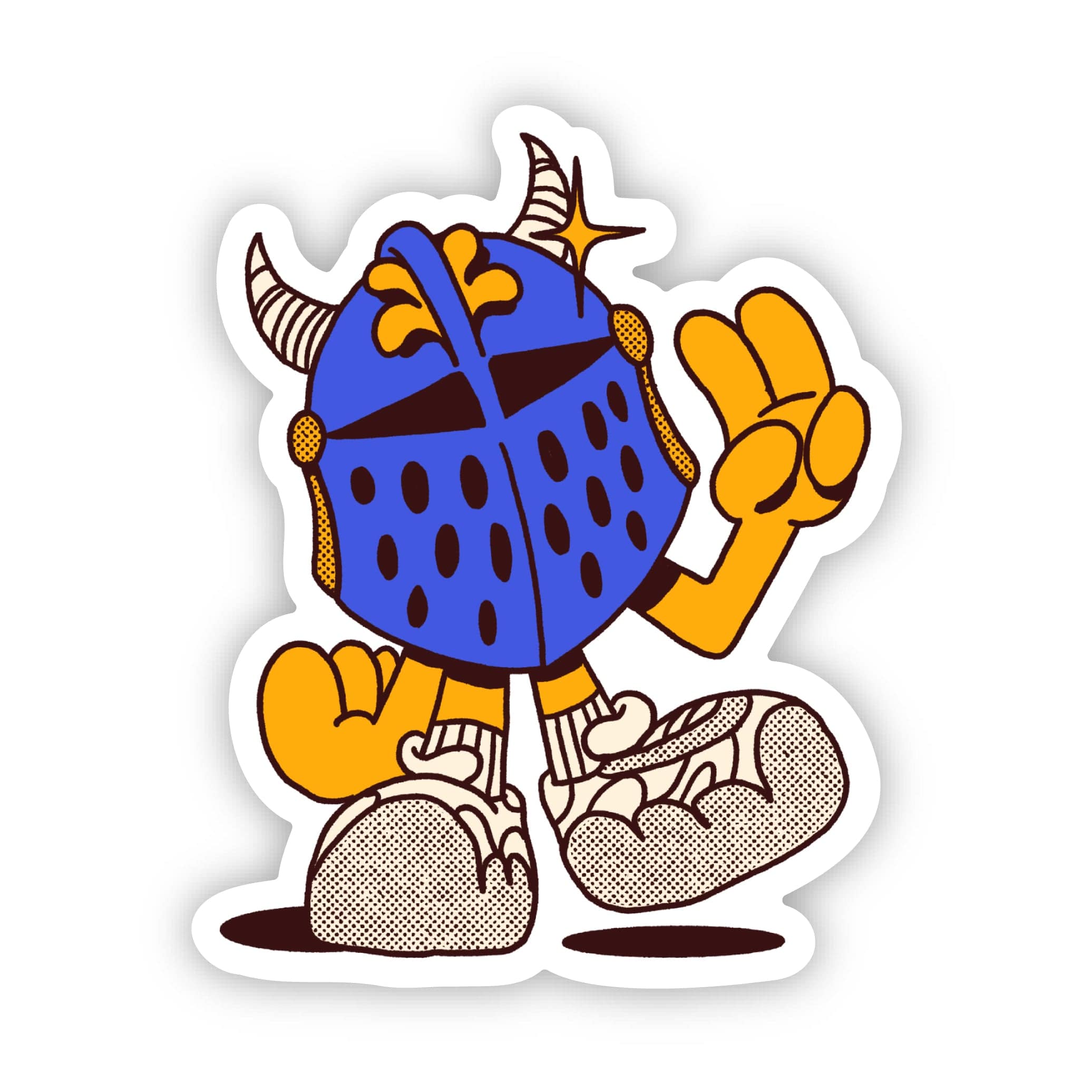  Blue Helmet Knight Sticker、mySite、ghnorth