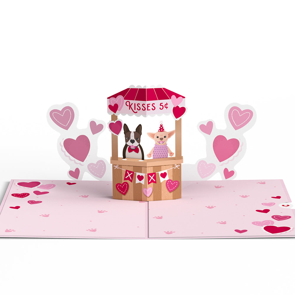 Love You Furever Dog Kisses Pop-Up Card、mySite、solidvoid