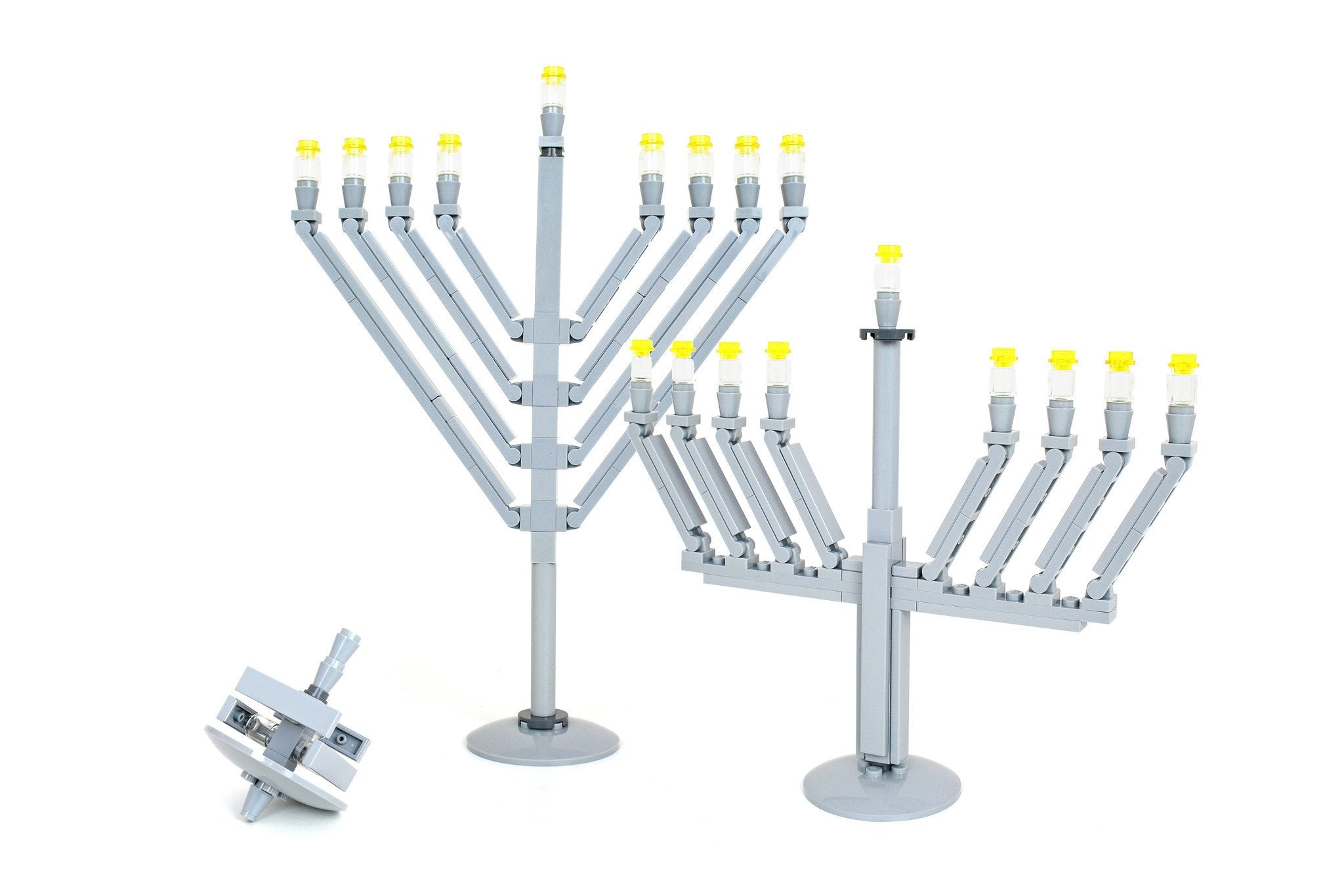 3-in-1 Menorah Made with LEGO® Bricks、mySite、topwebapps