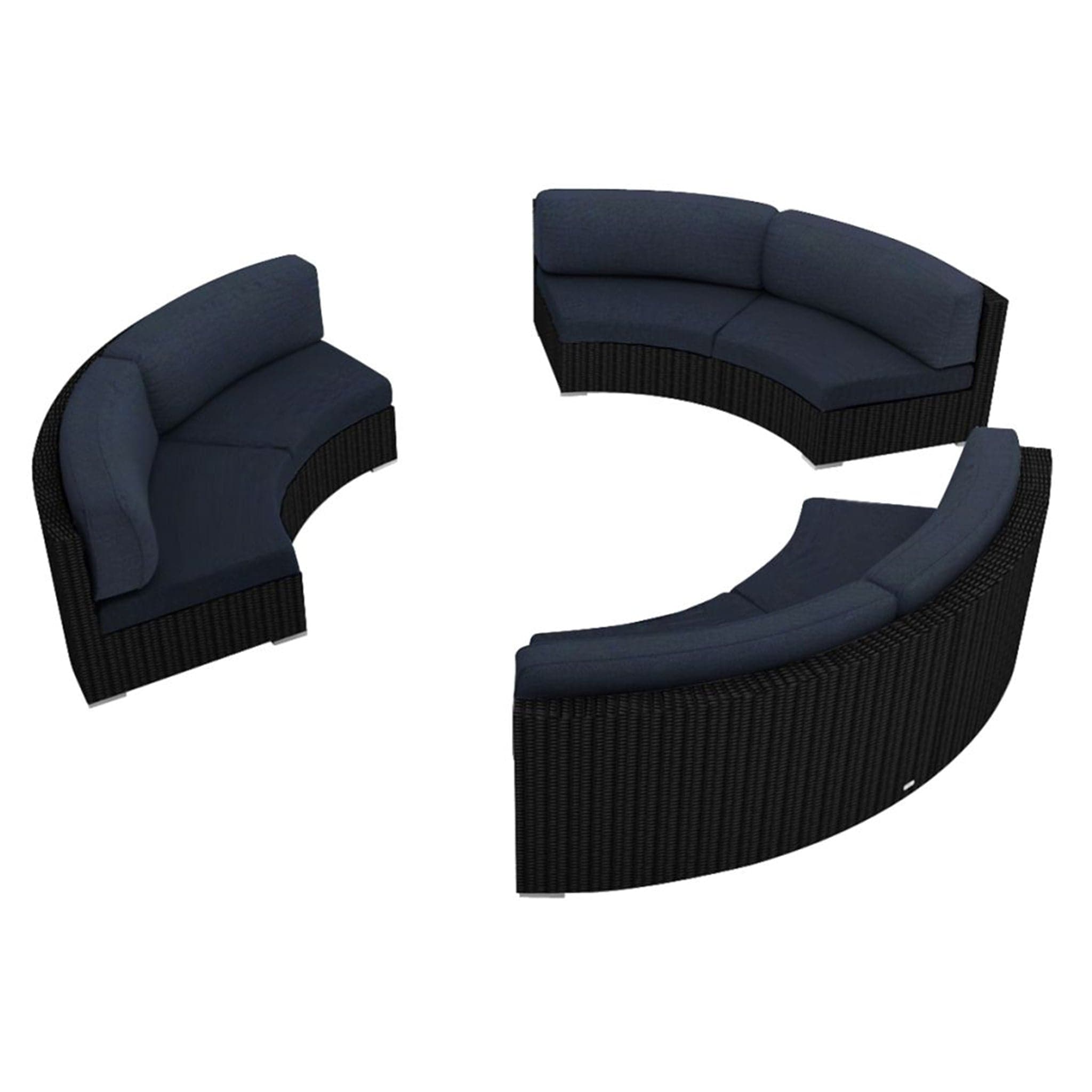 Urbana 3 Piece Curve Sectional Set、mySite、neckold