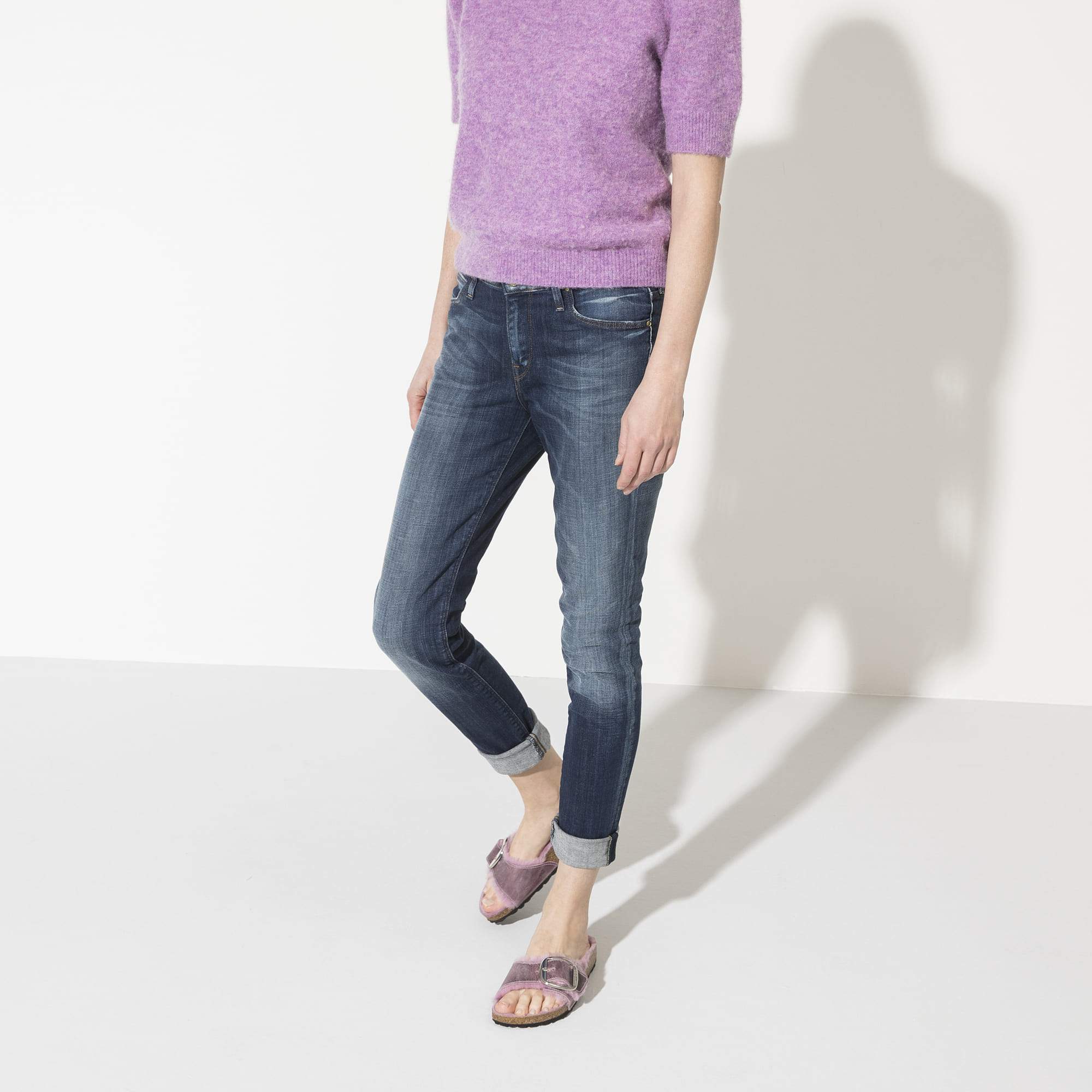 Madrid Big Buckle Shearling Oiled Leather、mySite、gtrtttuynbv