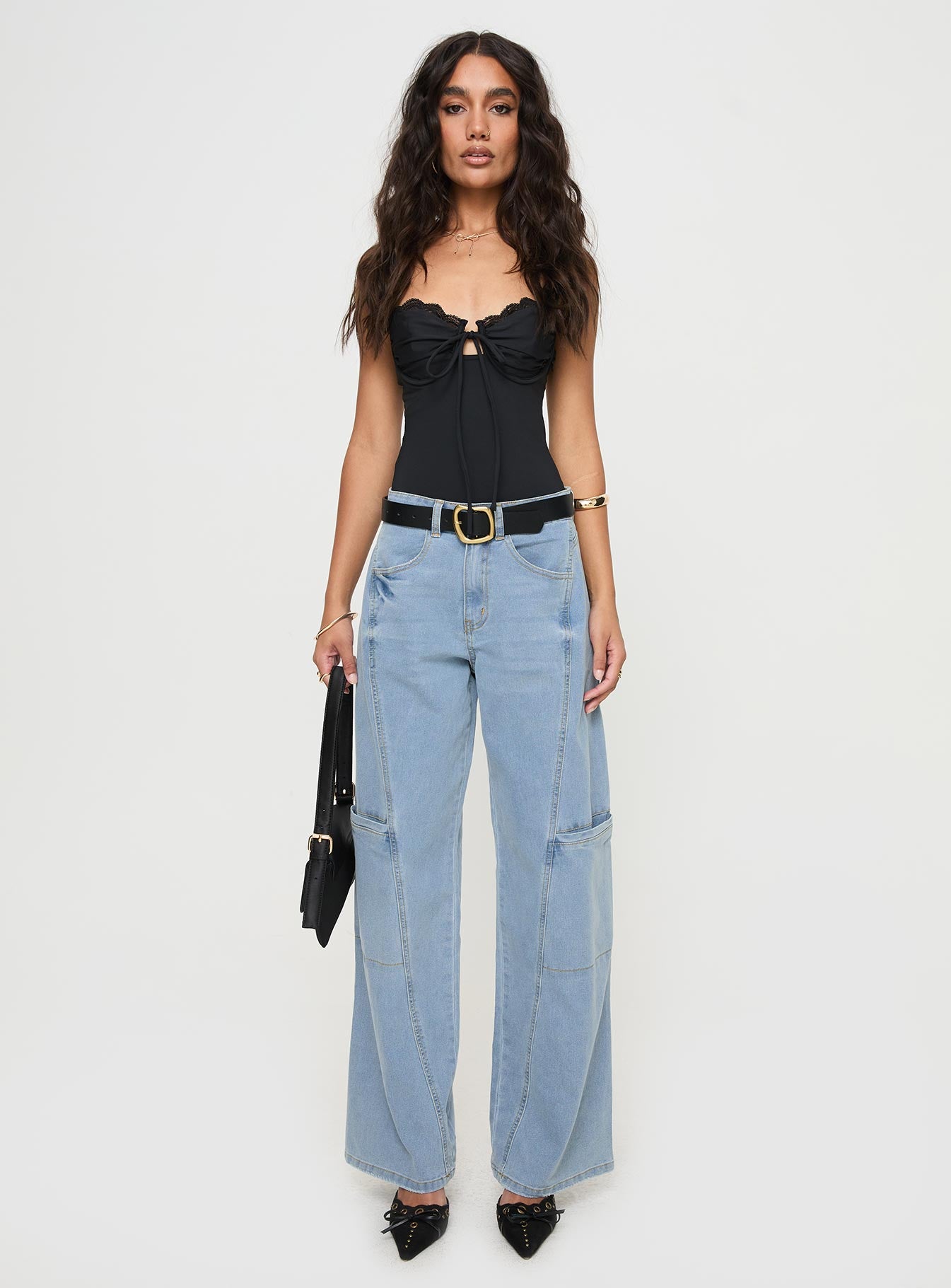 Calendar Low Rise Jeans Vintage Wash、mySite、solidvoid