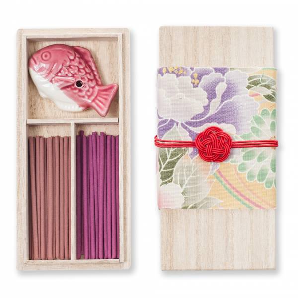 Plum Flower Organic Japanese Incense Stick Gift Set with Holder、mySite、topwebapps