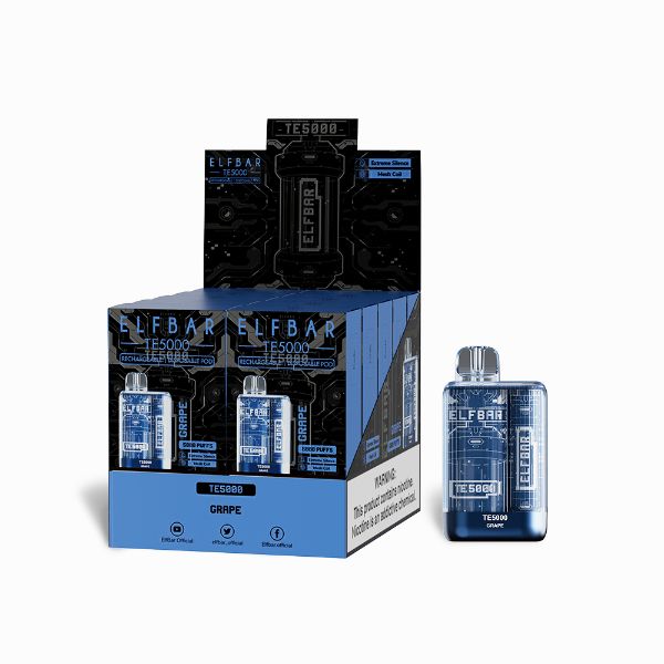 Elf Bar TE5000 Puffs Disposable Vape 13.5mL 10 Pack、mySite、zt4zffjzw