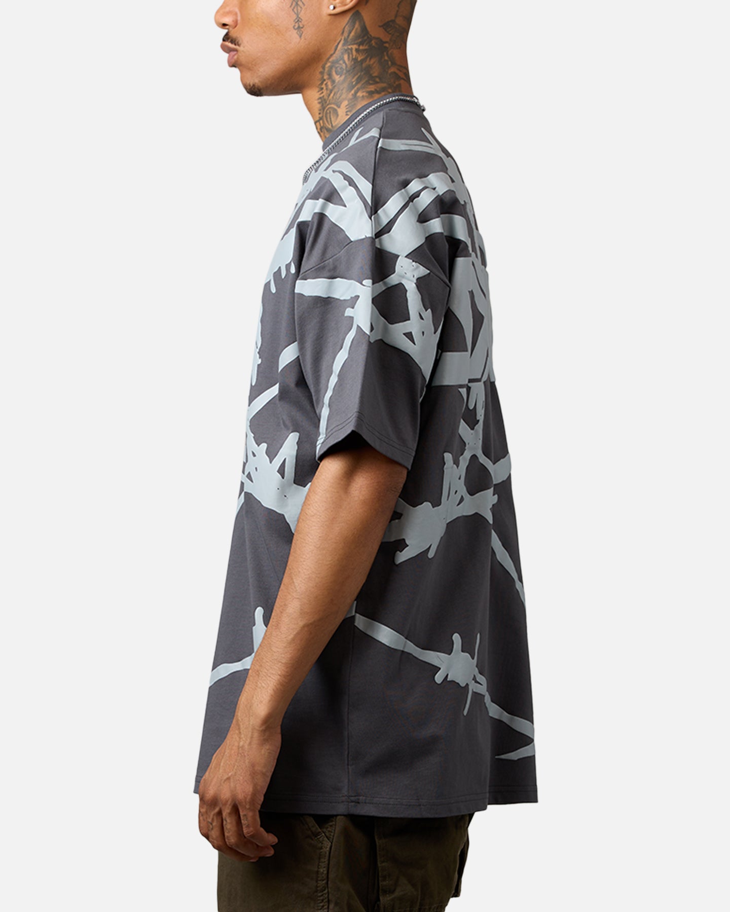 Saint Morta Barberry Boxy T-Shirt Gray、mySite、zt4zffjzw