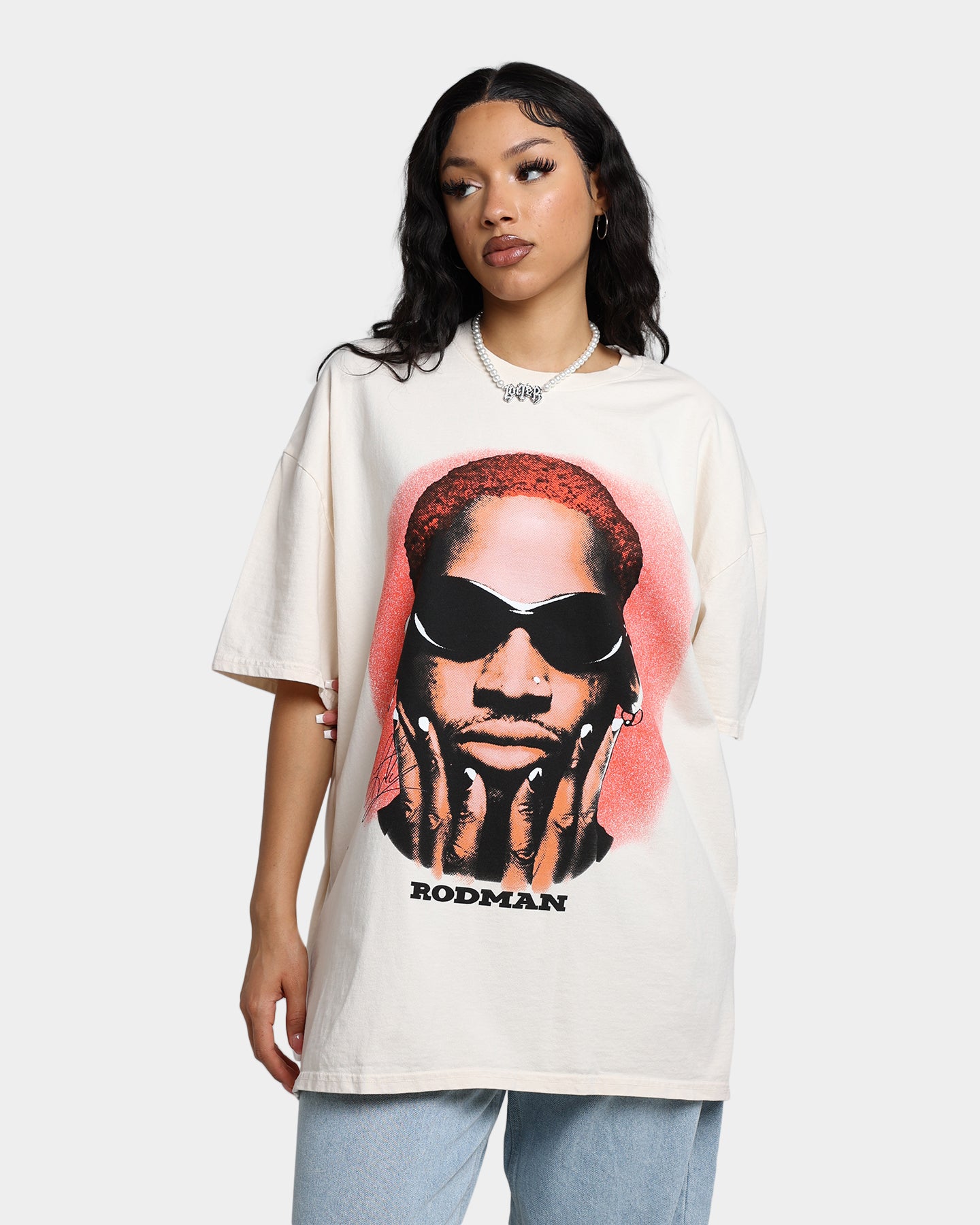 Rodman Brand Rodman Signature Vintage T-Shirt Off White、mySite、zt4zffjzw