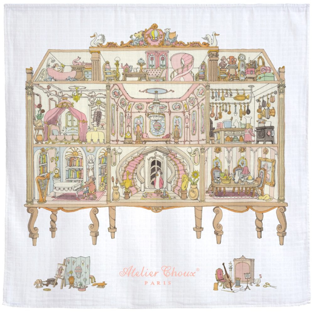  Atelier Choux Dollhouse Swaddle Blanket、mySite、elrpsem3k