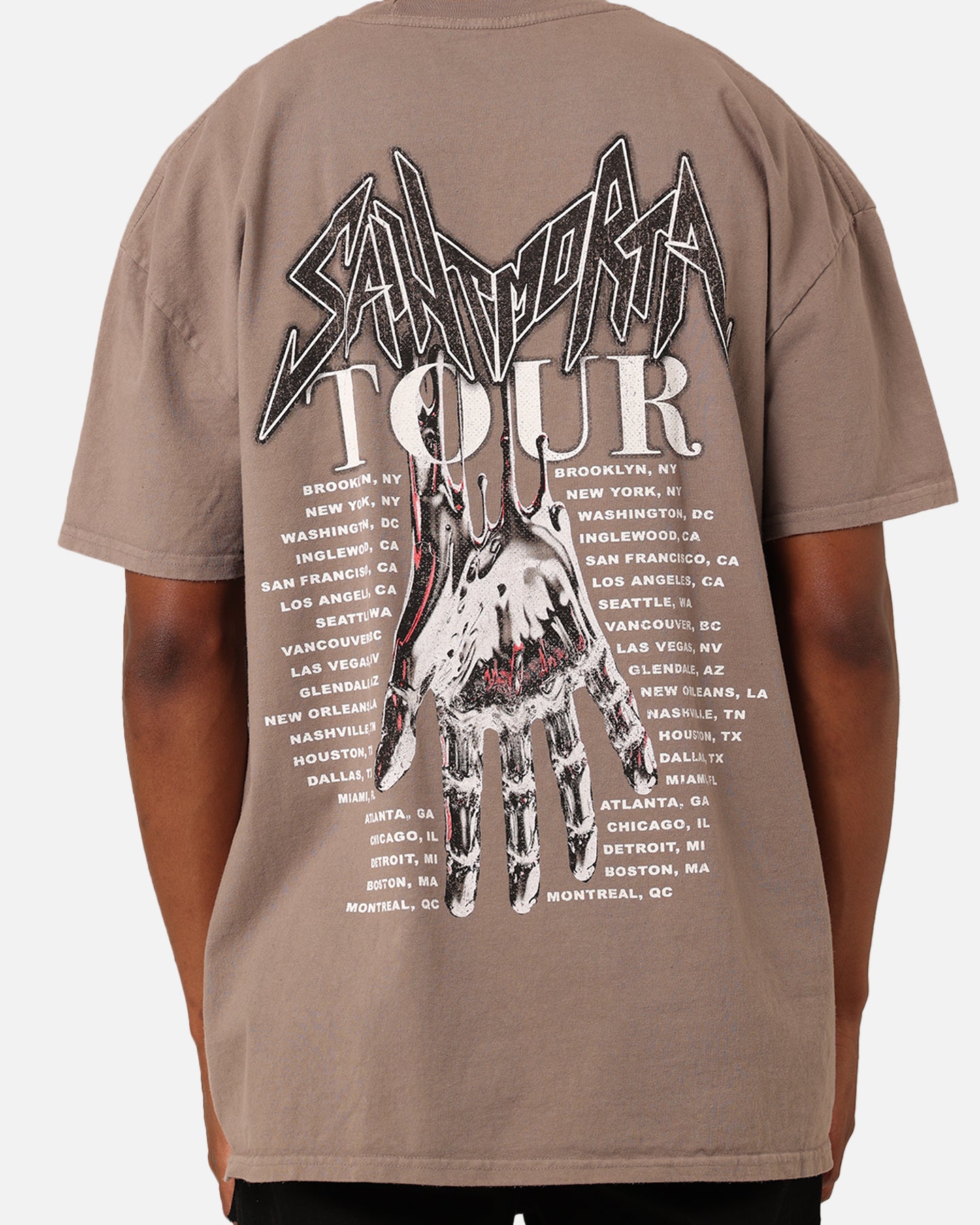 Saint Morta Tour T-Shirt Vintage Brown、mySite、zt4zffjzw