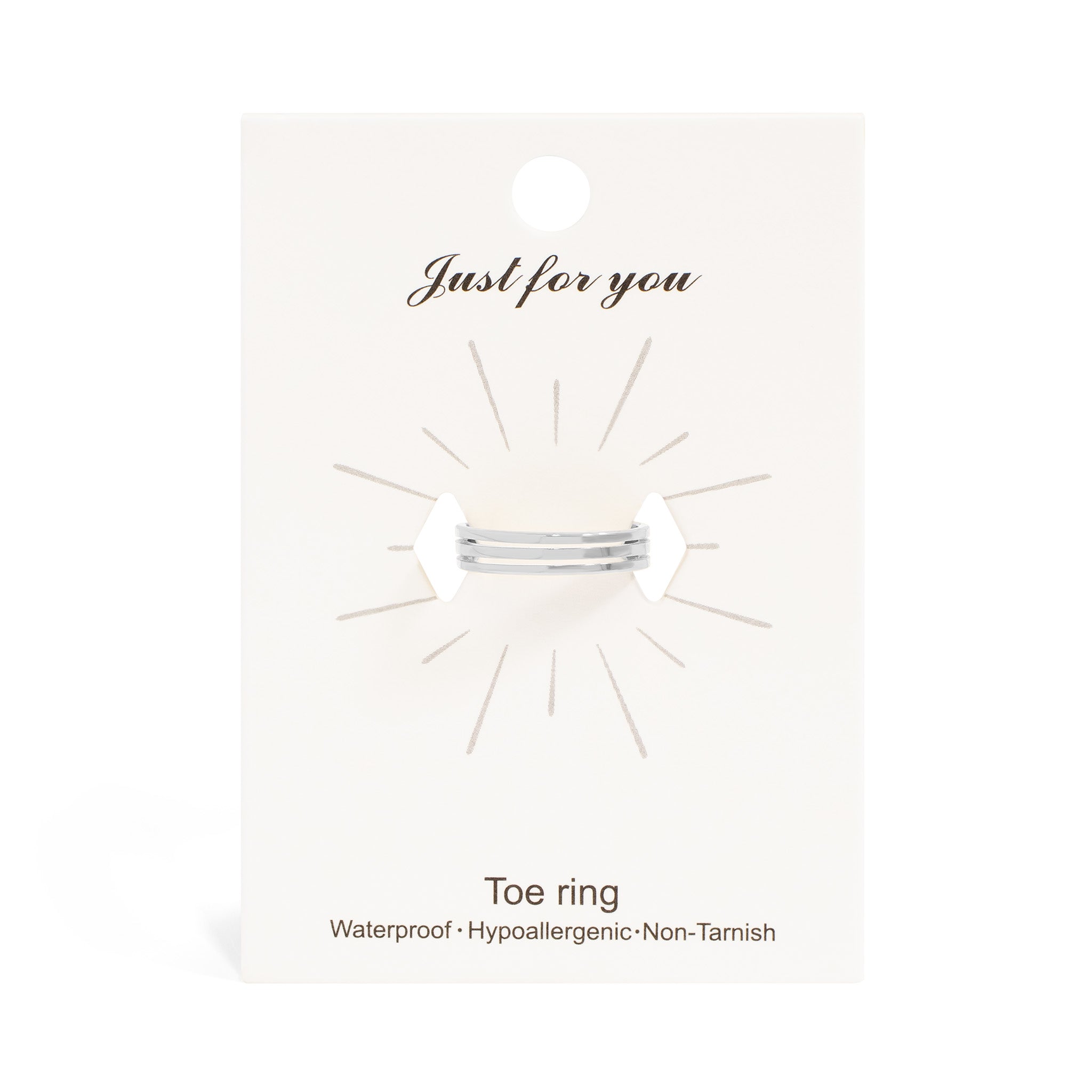 18K Gold PVD Stainless Steel Triple Toe Ring / KSS0018、mySite、dreamappss