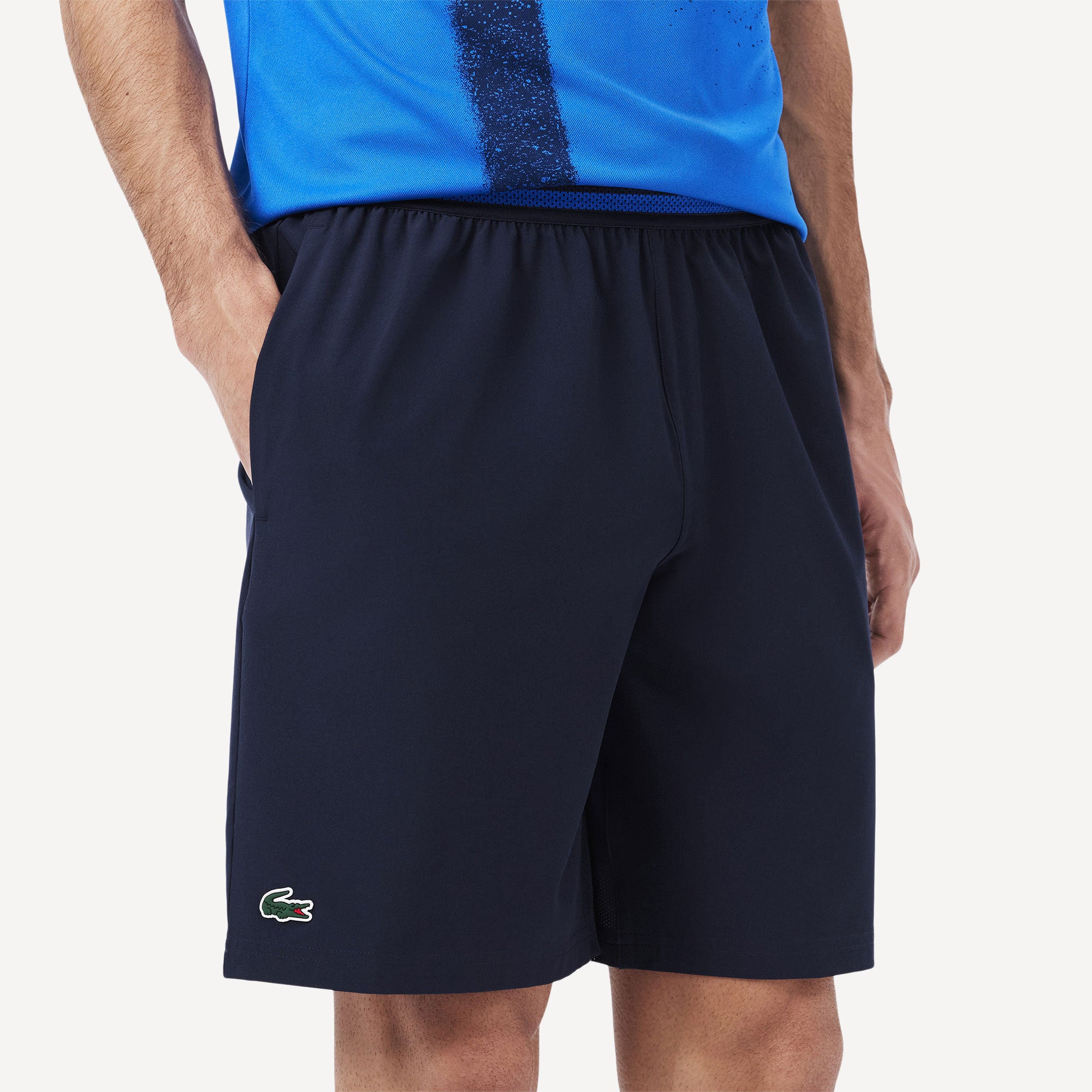 Lacoste x Novak Djokovic Men's Technical Woven 8-Inch Tennis Shorts