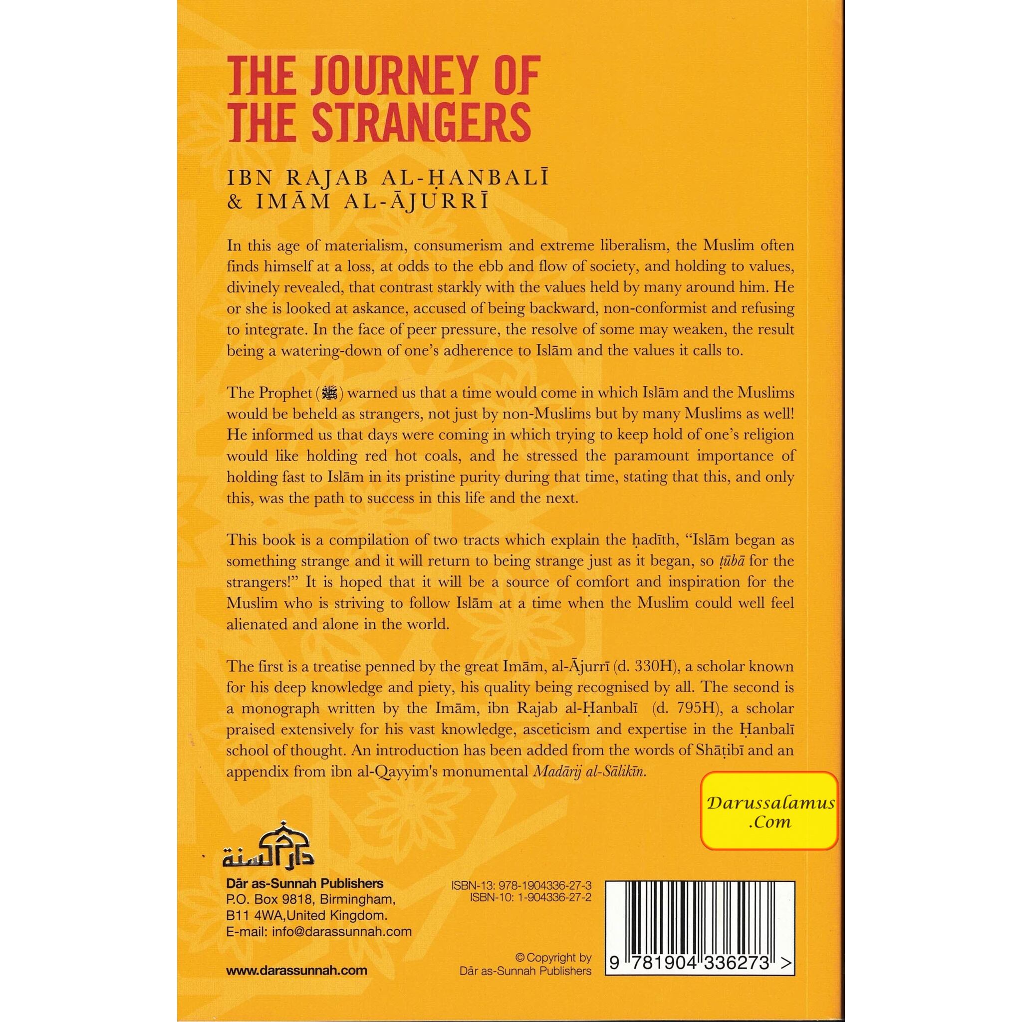 The Journey of the Strangers By Ibn Rajab al-Hanbali, Abu Bakr al-Ajurr、mySite、topwebapps