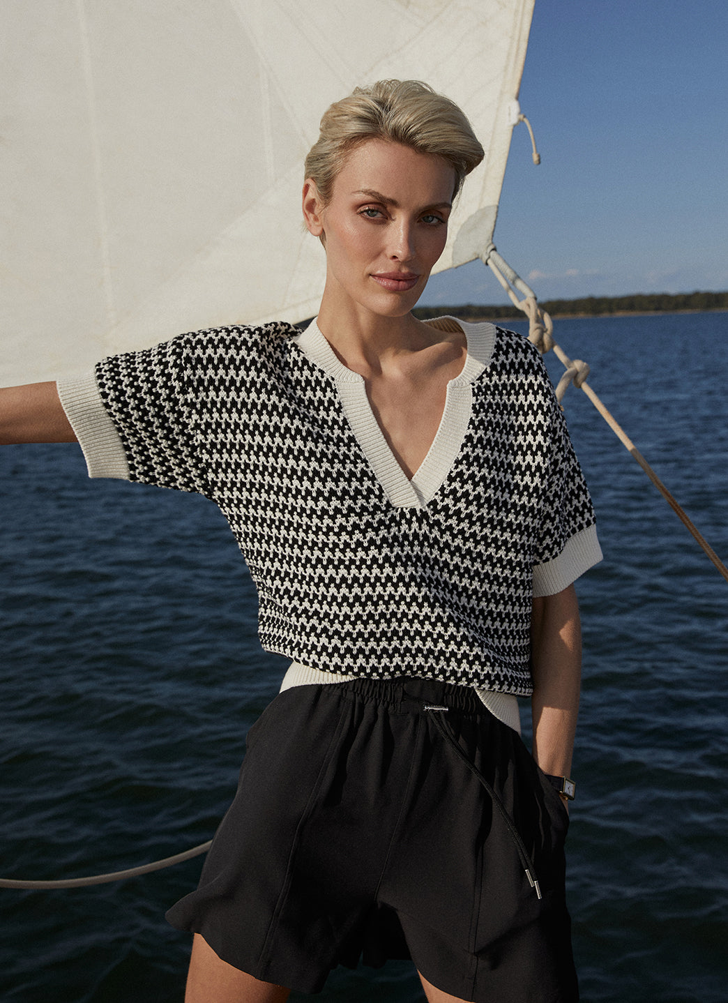 Varley Dora Knit Top、mySite、noshort