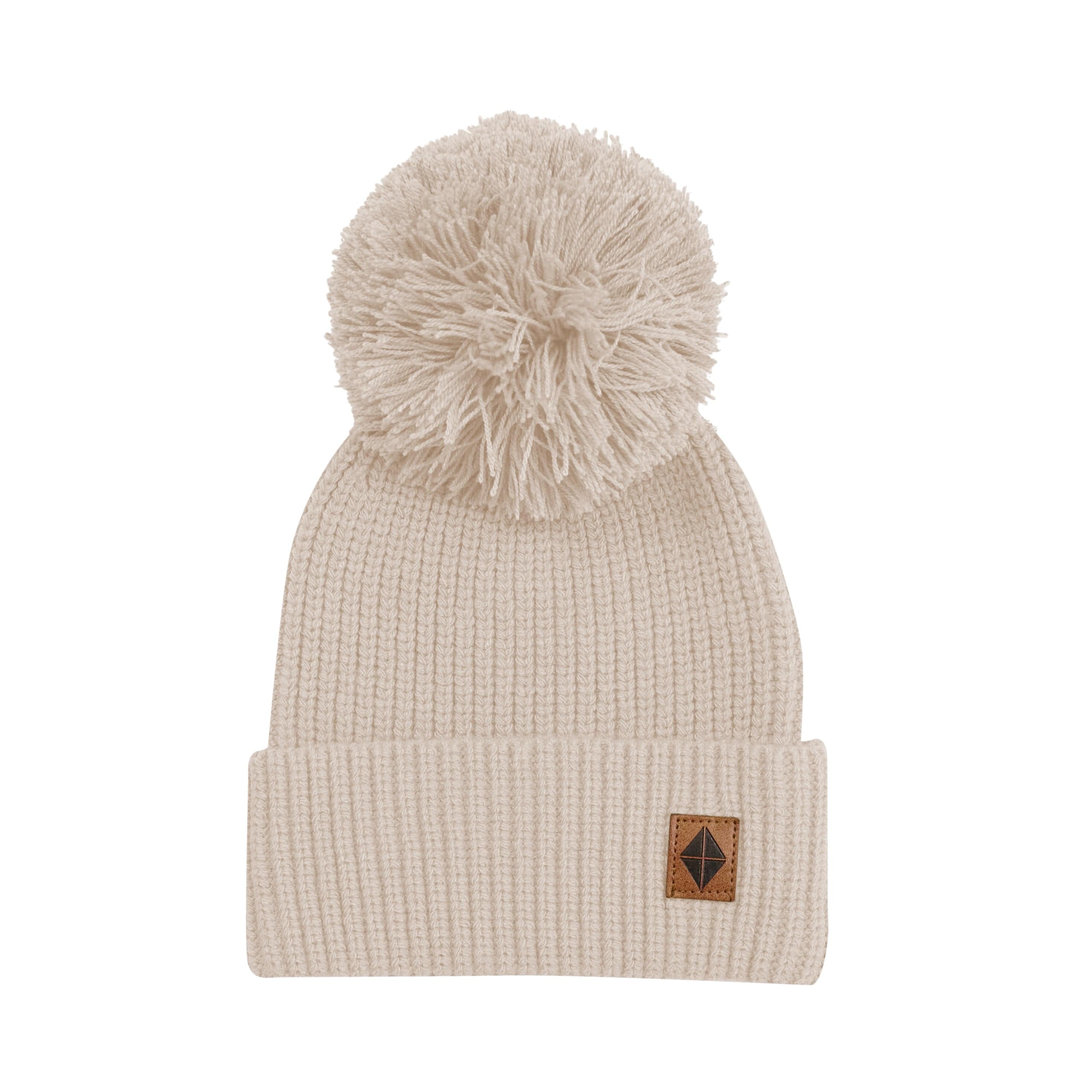 Chunky Knit Pom Beanie in Almond、mySite、layawaytickets