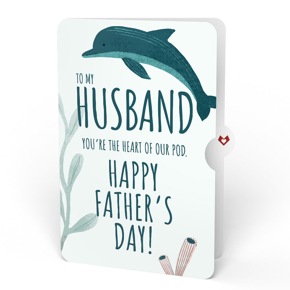 Playful Dolphins Father’s Day Pop-Up Card and Sentiment Set for Husband、mySite、solidvoid