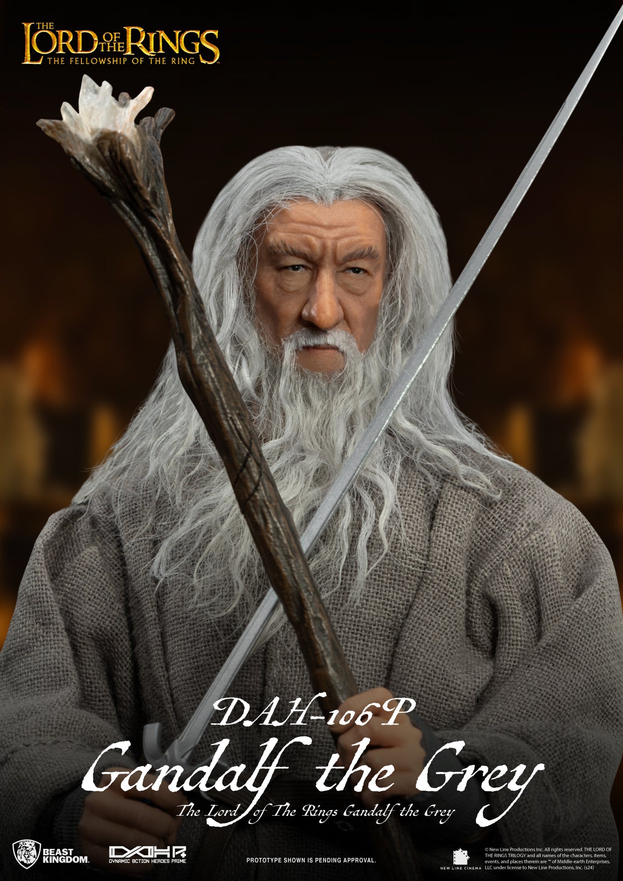 The Lord of the Rings Dynamic 8ction Heroes DAH-106P Gandalf The Grey、mySite、hgirdovlk