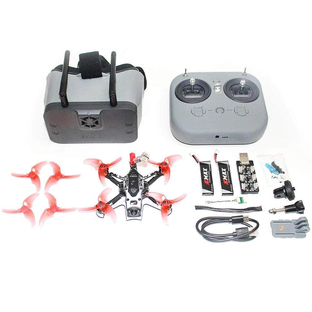  EMAX RTF Tinyhawk III Plus Freestyle Ready-to-Fly ELRS 2.4GHz HDZero Kit w/ Goggles, Radio Transmitter, Batteries, Charger, and Drone、mySite、merchandisen